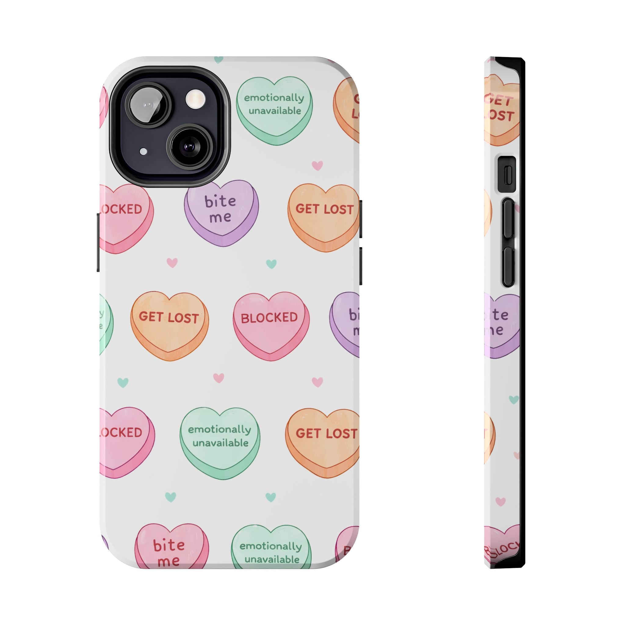 Candy Hearts Phone Case