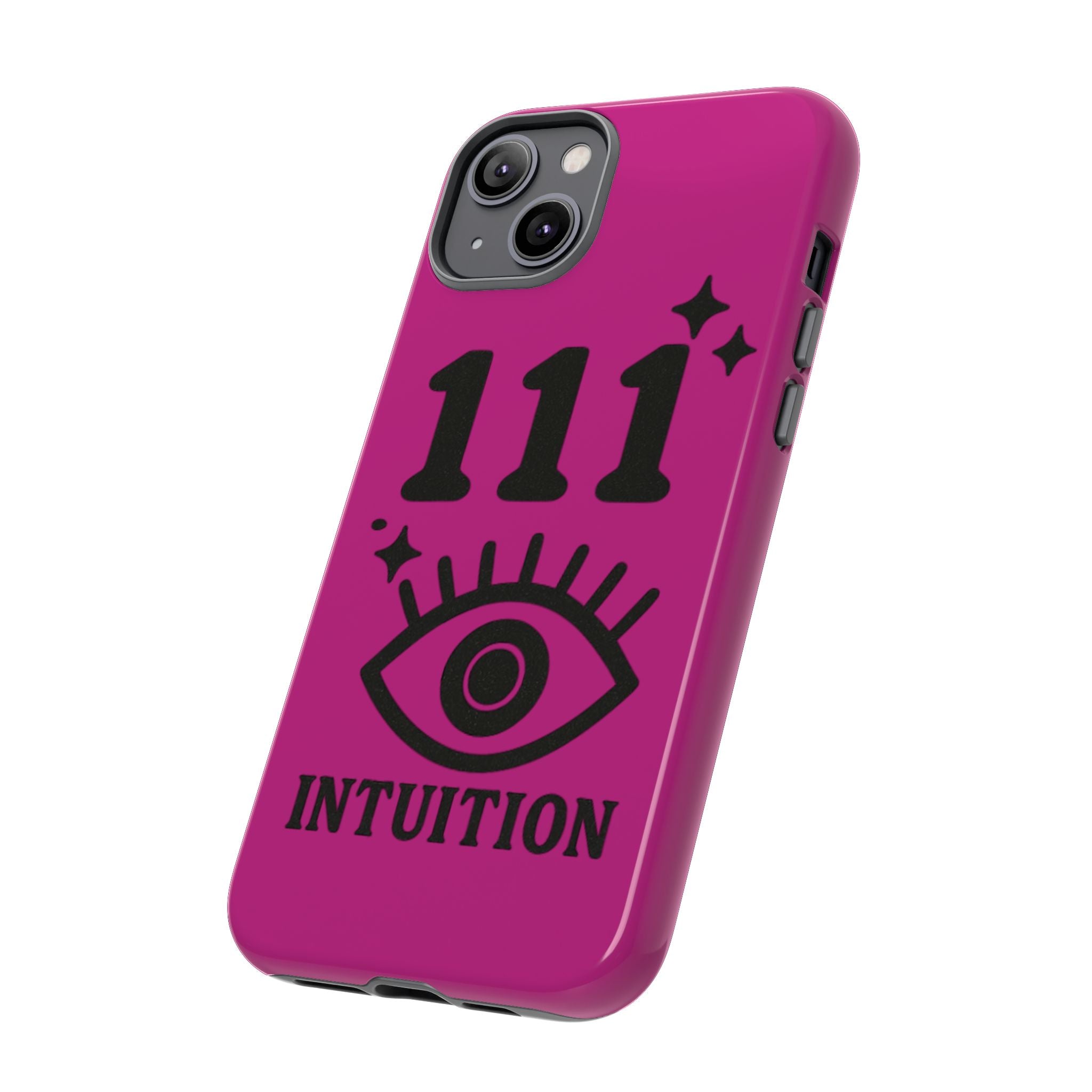 Black & Pink 111 Intuition Phone Case