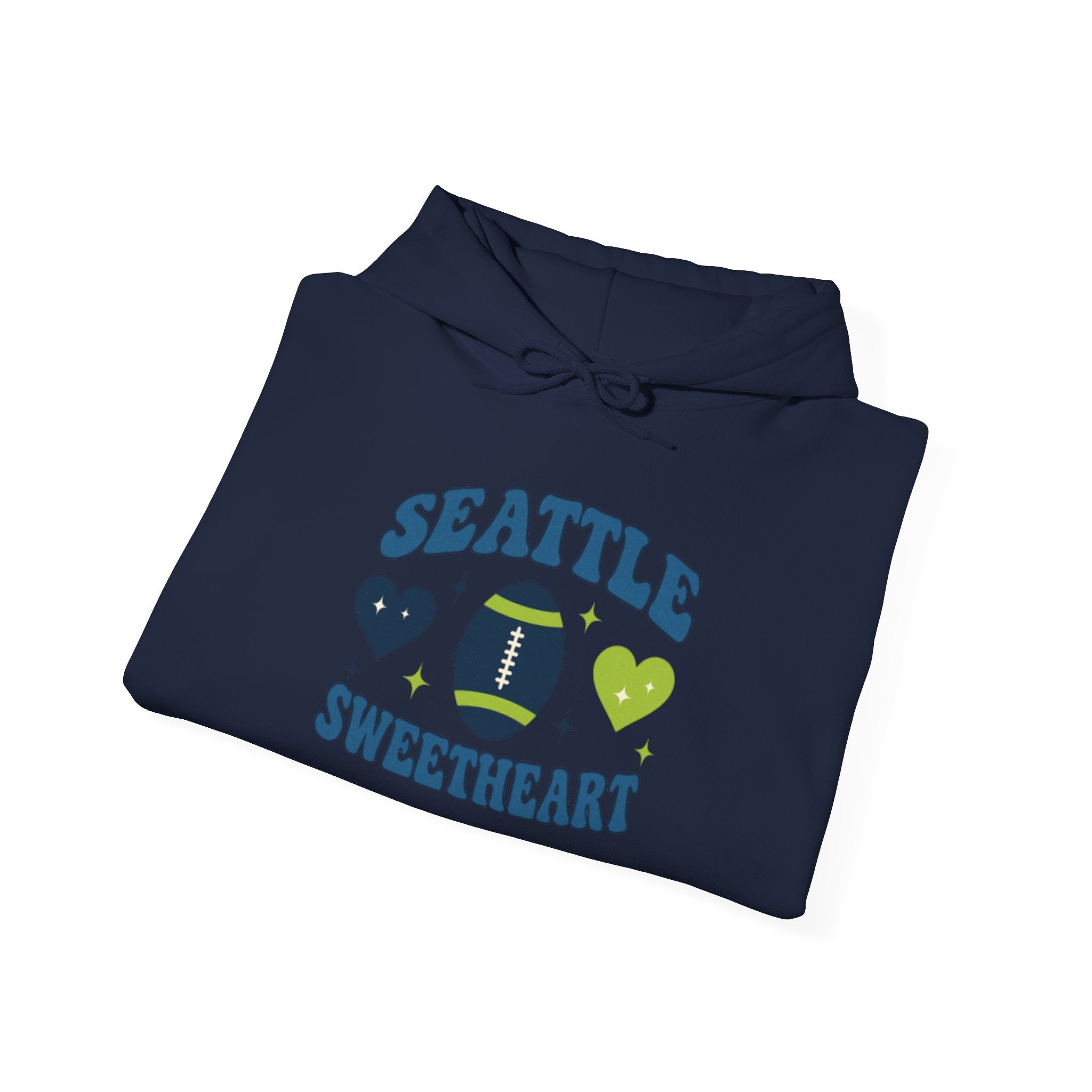 Seattle Sweetheart Football Hoodie — Fan Pullover