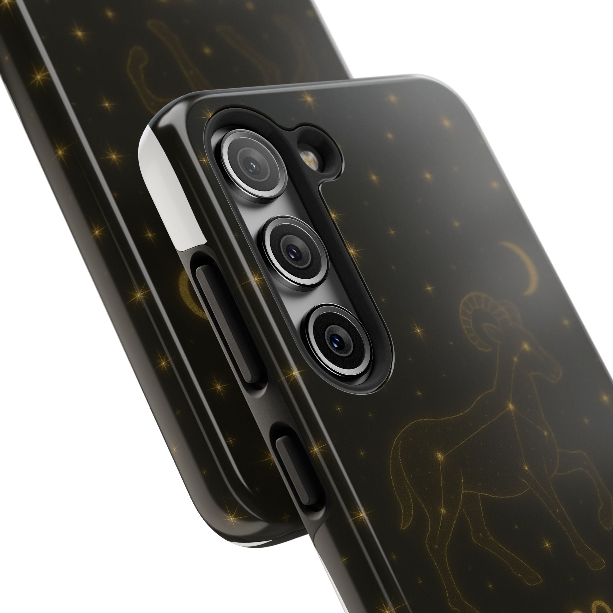 Aries Constellation Tough Phone Case — Zodiac Ram Star Map Design