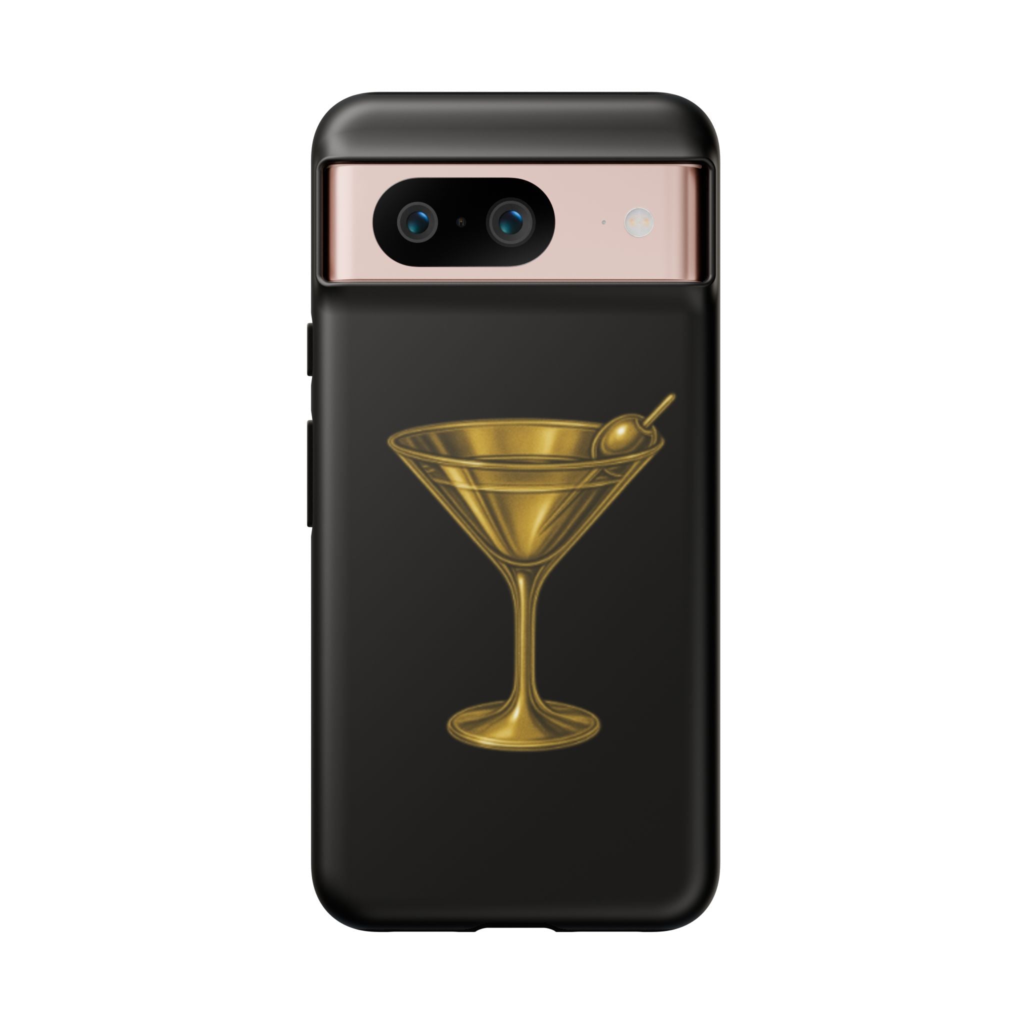 Gold Martini Tough Case Black