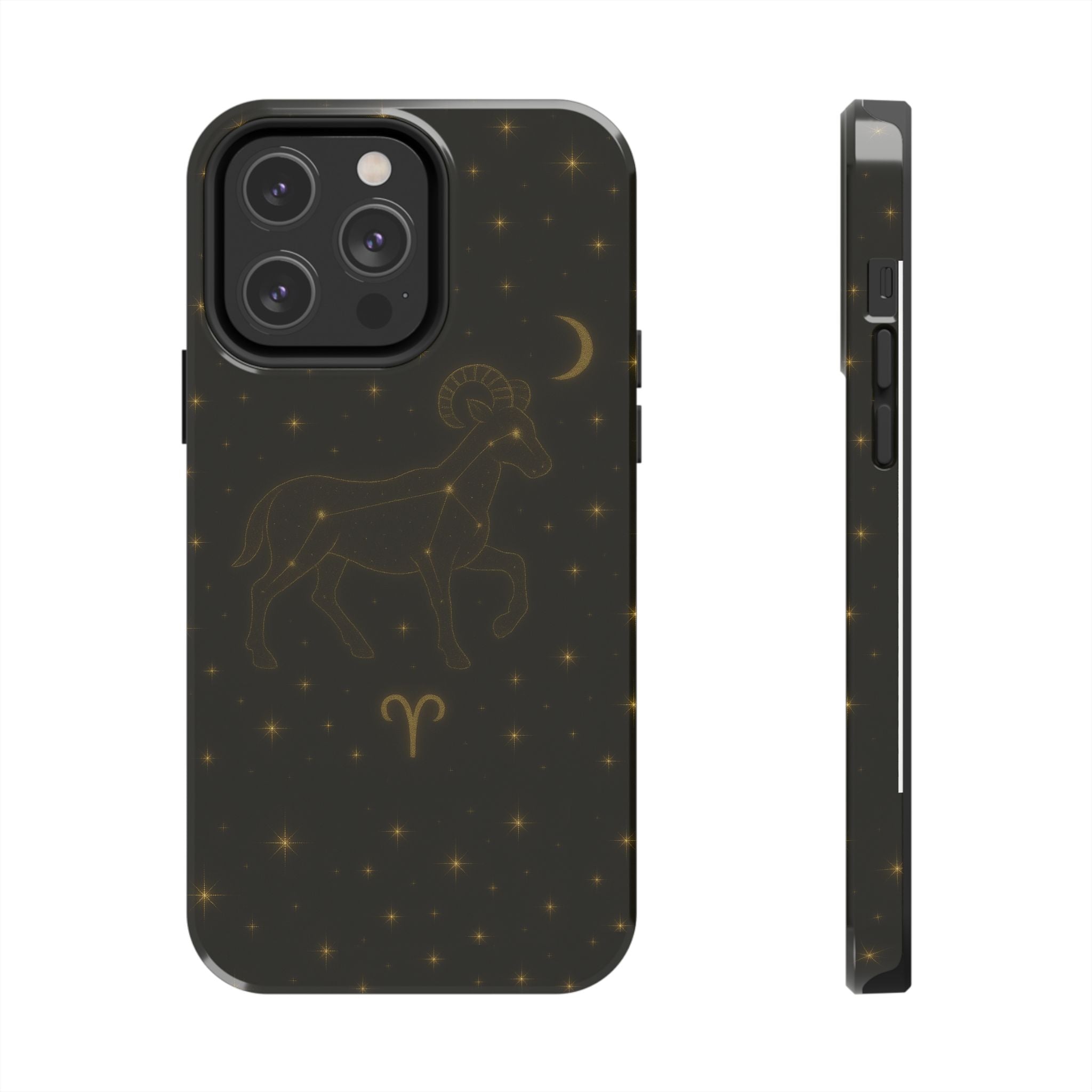 Aries Constellation Tough Phone Case — Zodiac Ram Star Map Design