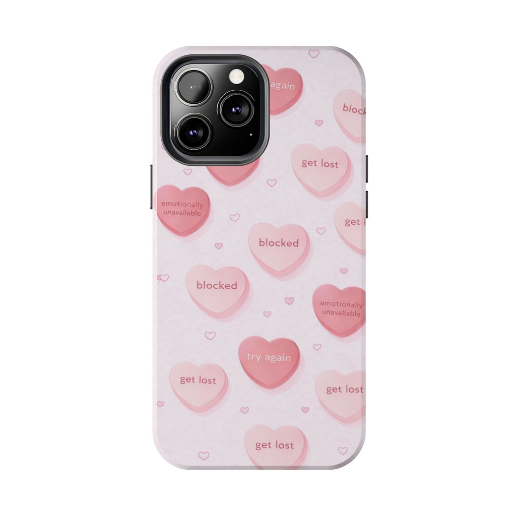 Non-Conversation Hearts Phone Case