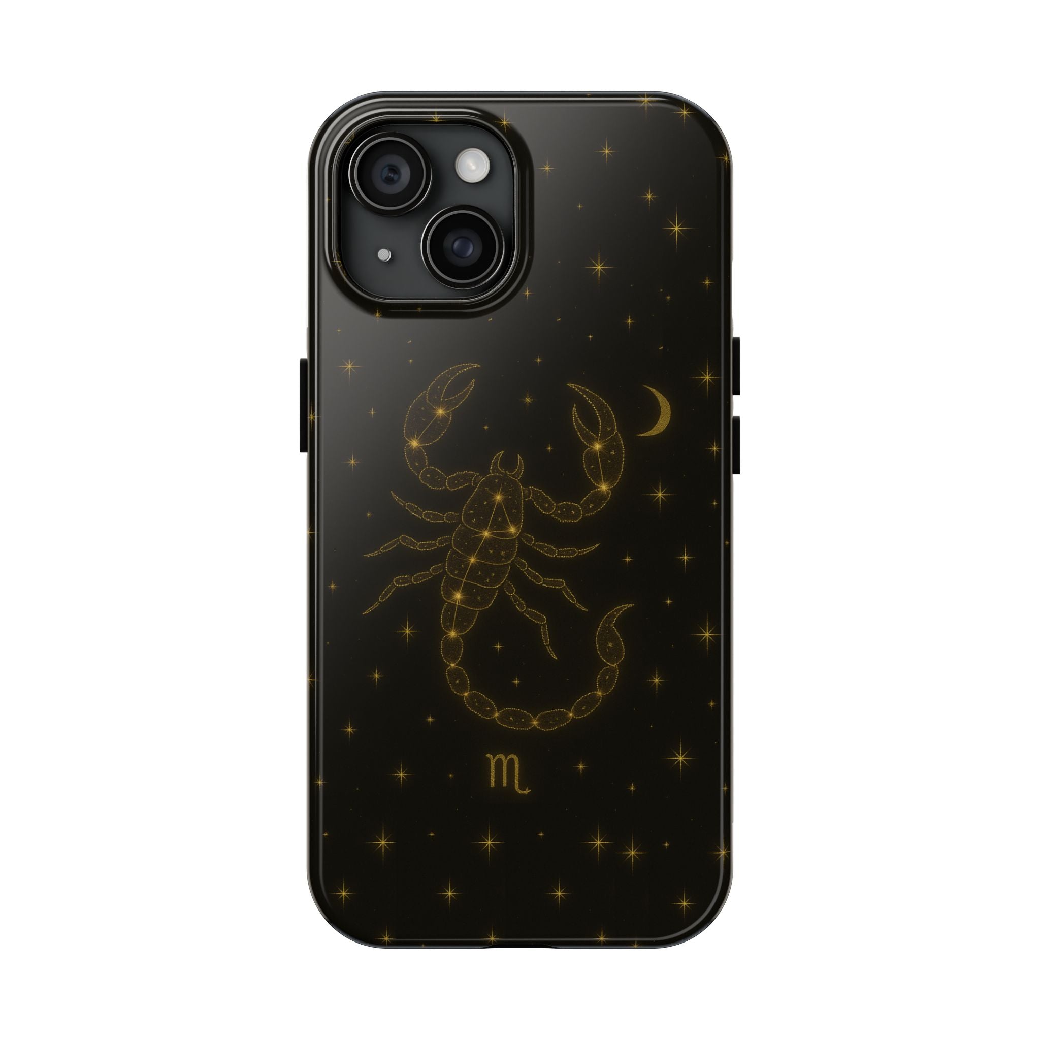 Scorpio Constellation Tough Phone Case — Black & Gold Zodiac Protection