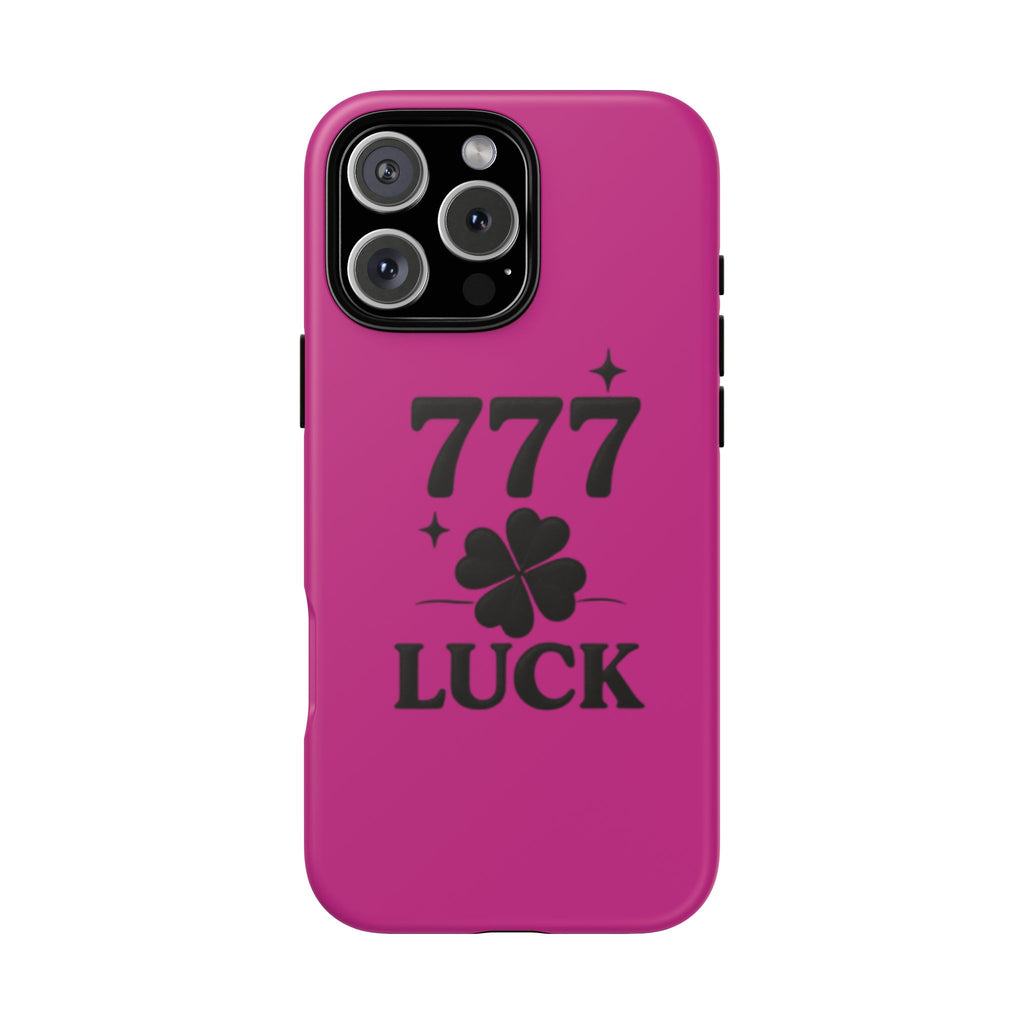 Black & Pink 777 Luck Phone Case
