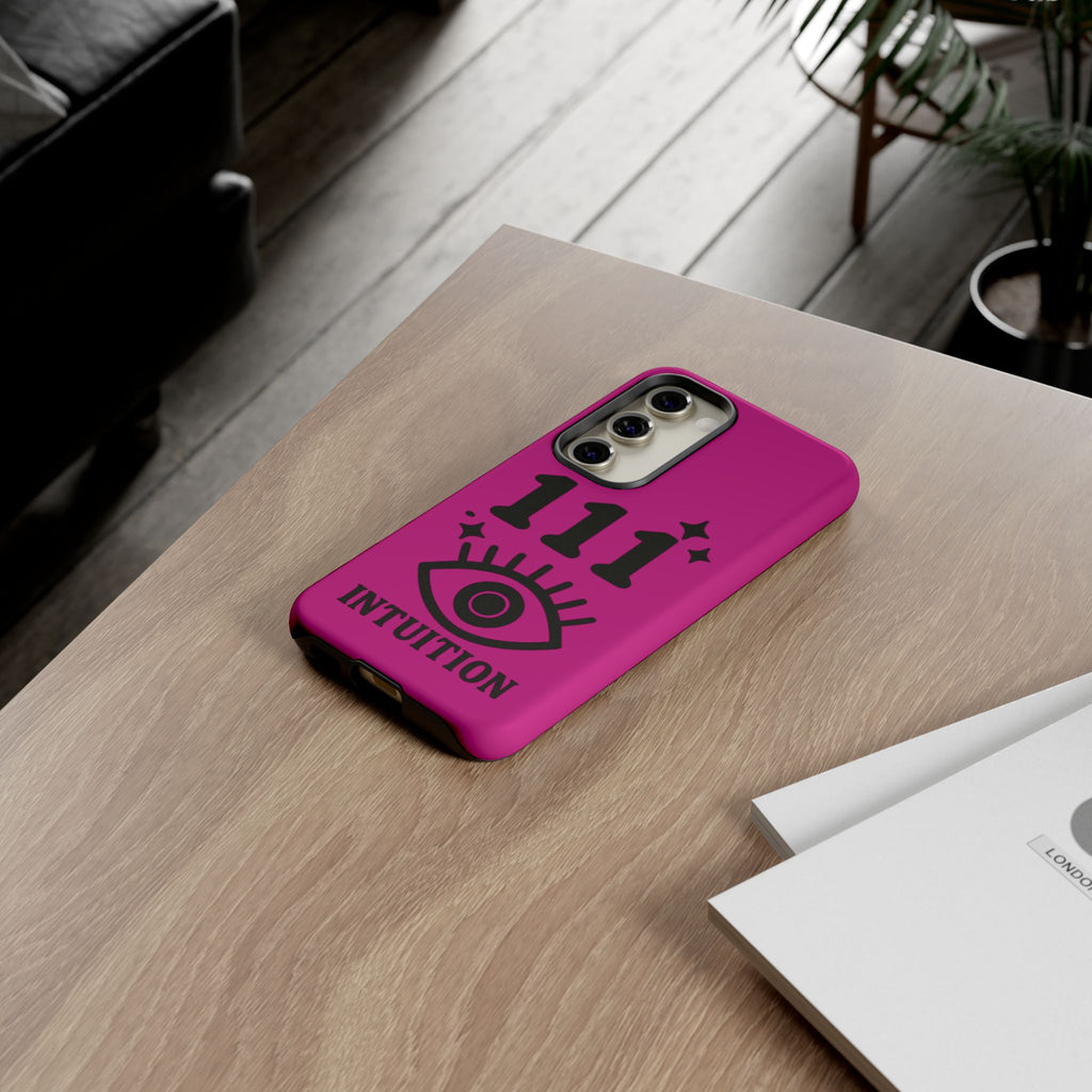 Black & Pink 111 Intuition Phone Case