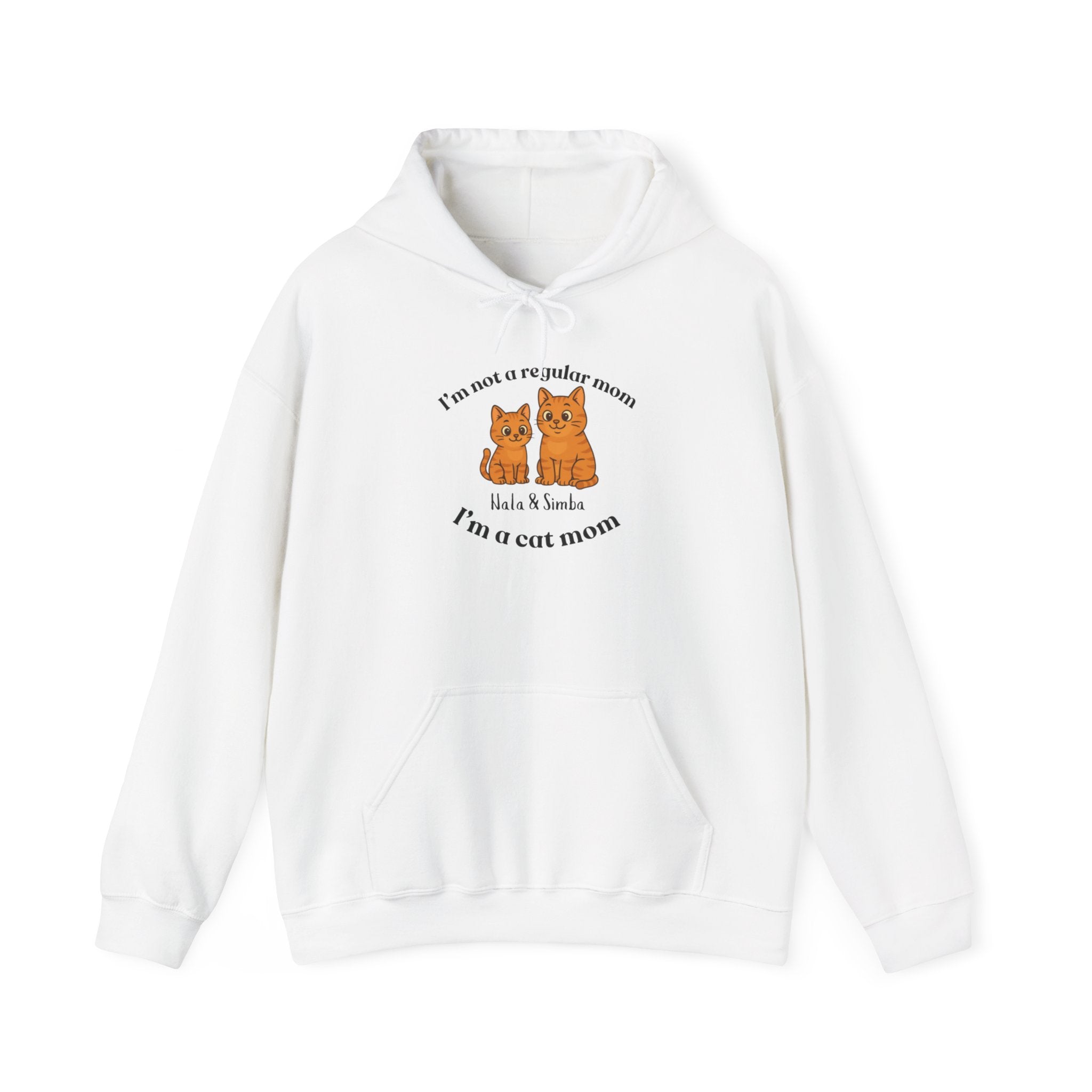 "I’m not a regular mom, I’m a cat mom" Custom Pet Hoodie
