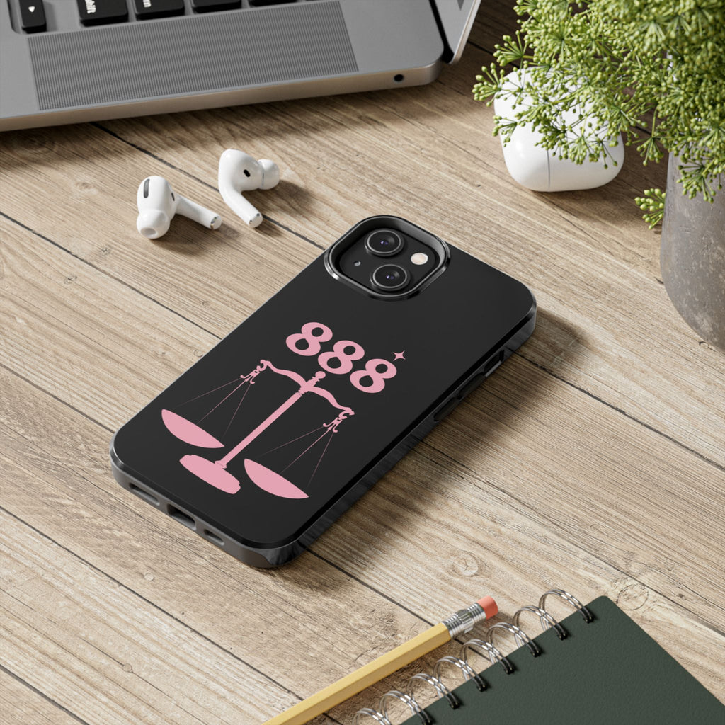 Black & Pink 888 Phone Case