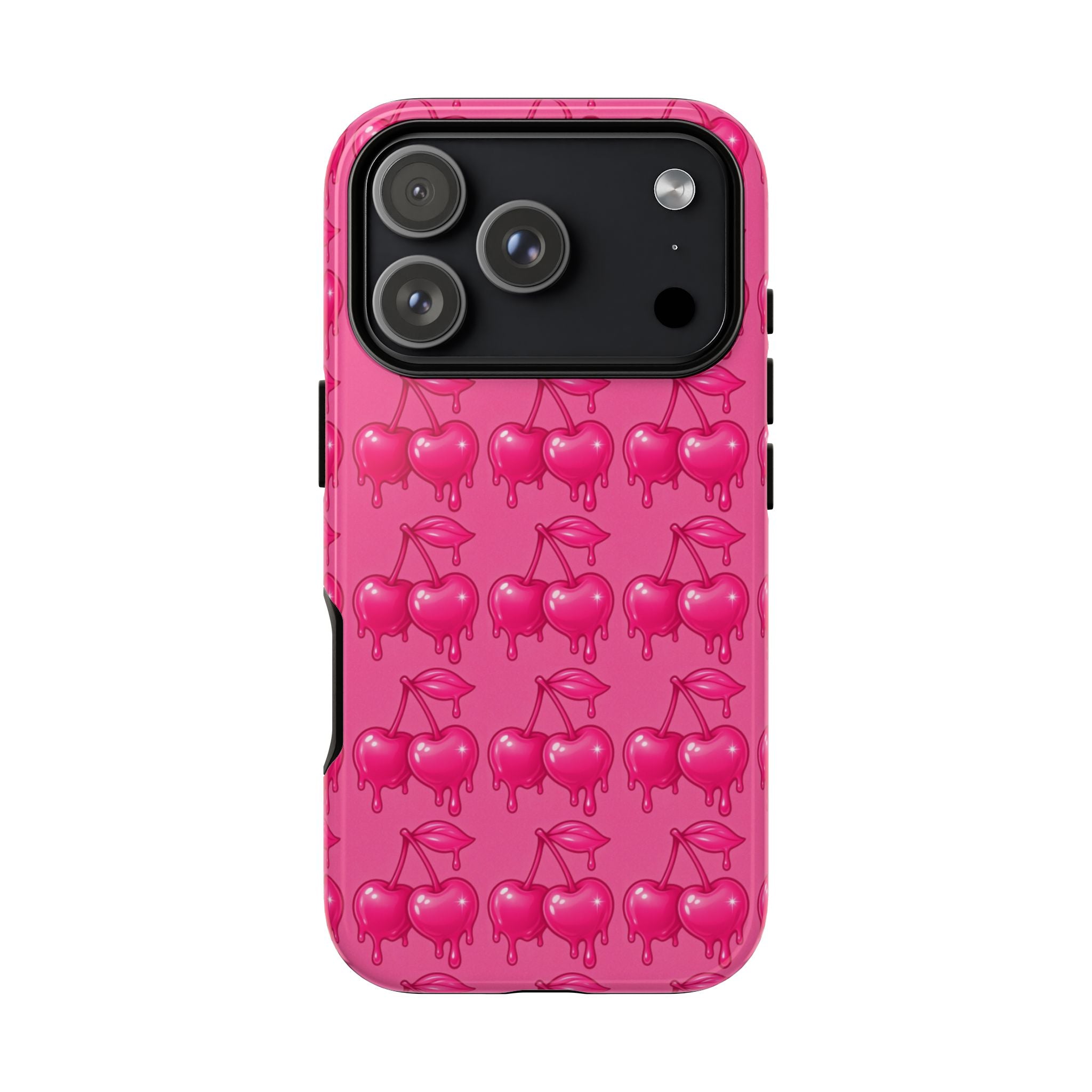 Pink Dripping Cherry Tough Phone Case