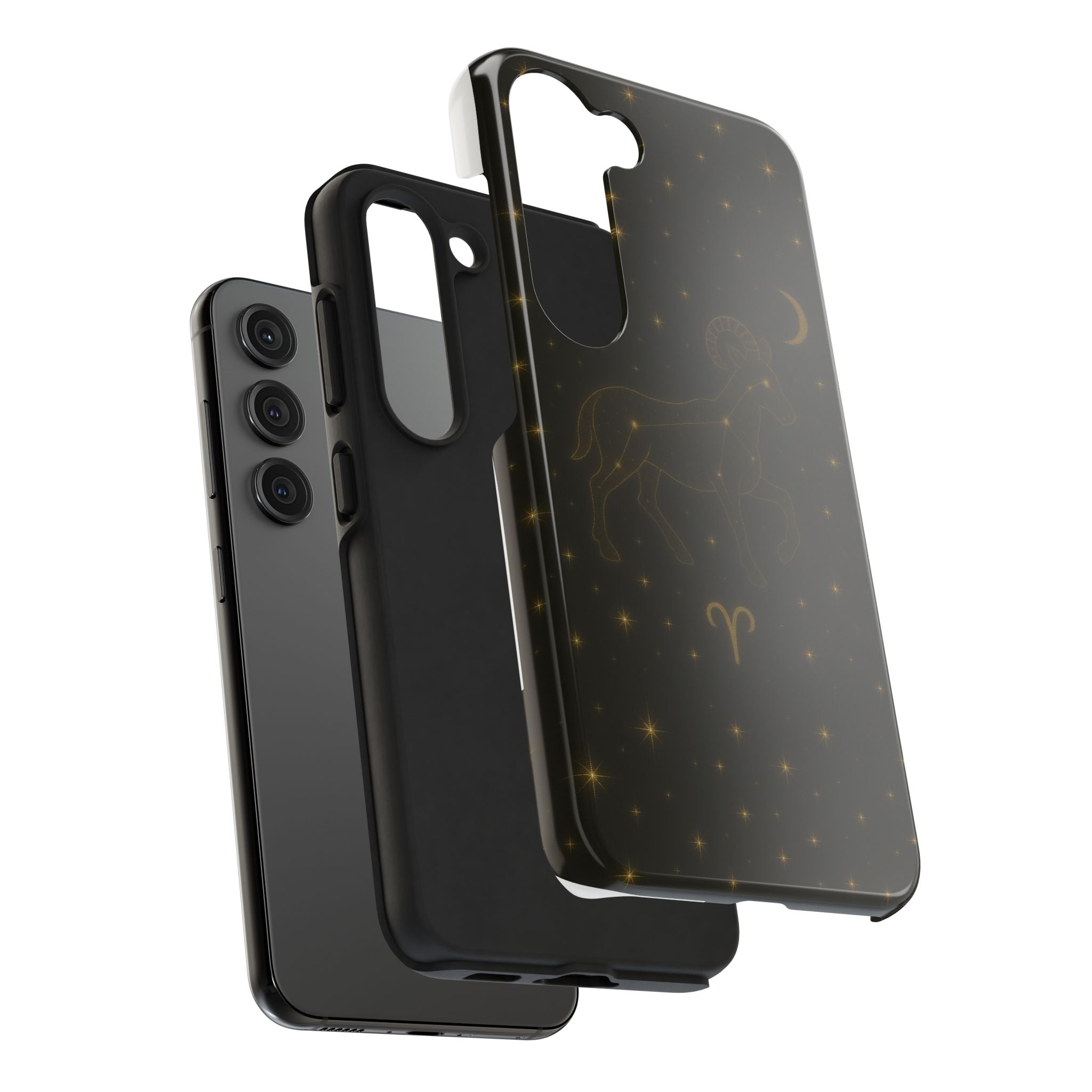 Aries Constellation Tough Phone Case — Zodiac Ram Star Map Design