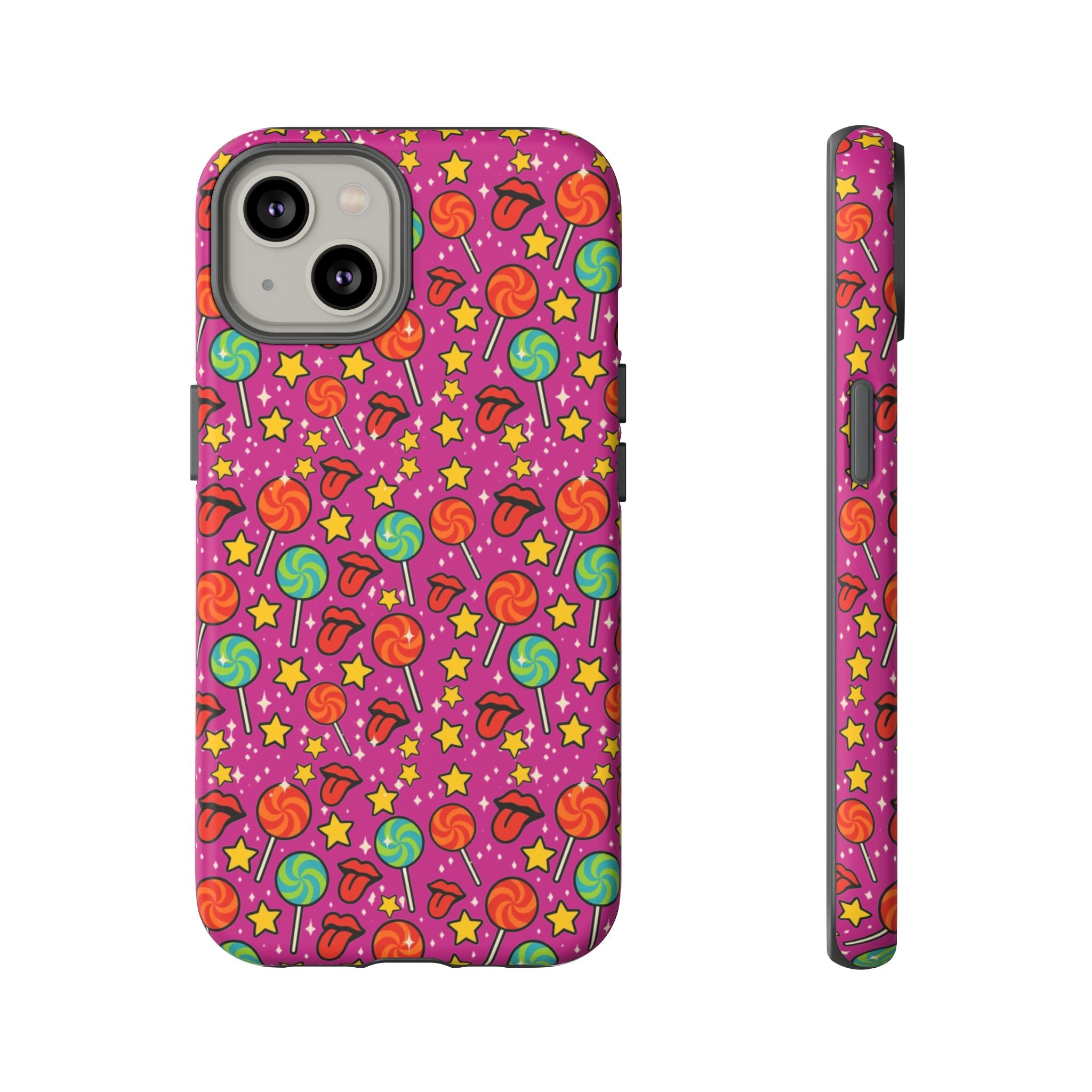 Lollipops & Lips Retro Phone Cases