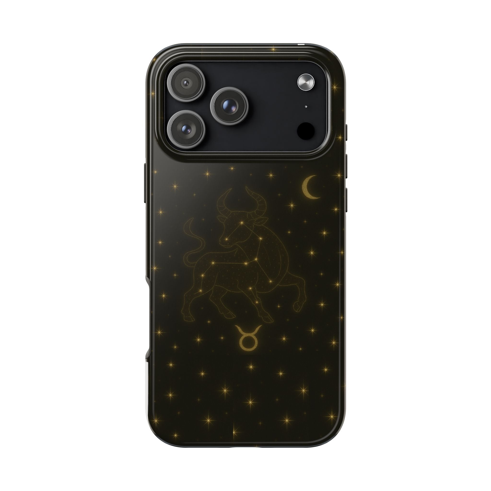 Taurus Constellation Tough Phone Case — Gold Zodiac Bull Phone Case