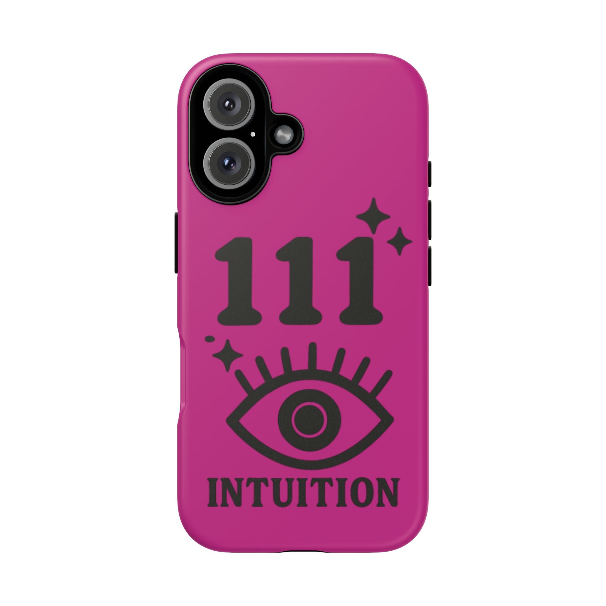 Black & Pink 111 Intuition Phone Case