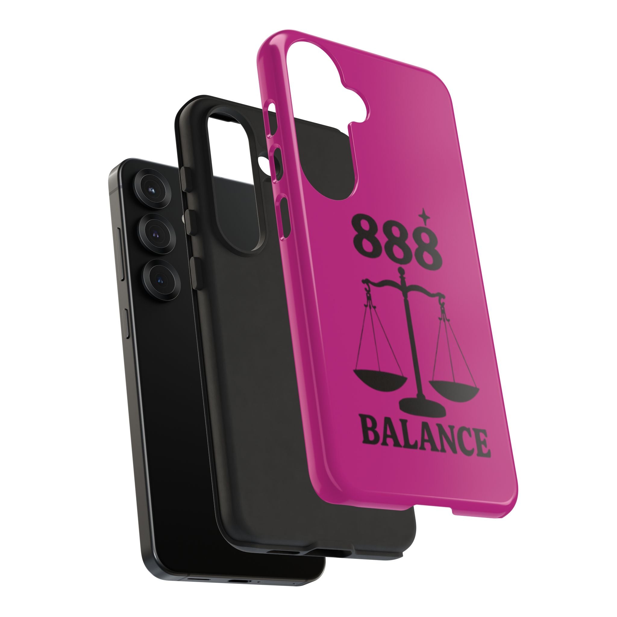 Black & Pink 888 Balance Phone Case