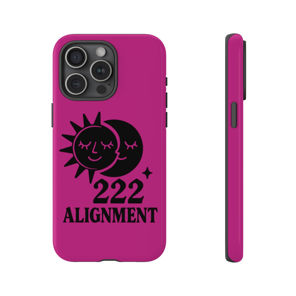 Black & Pink 222 Alignment Phone Case