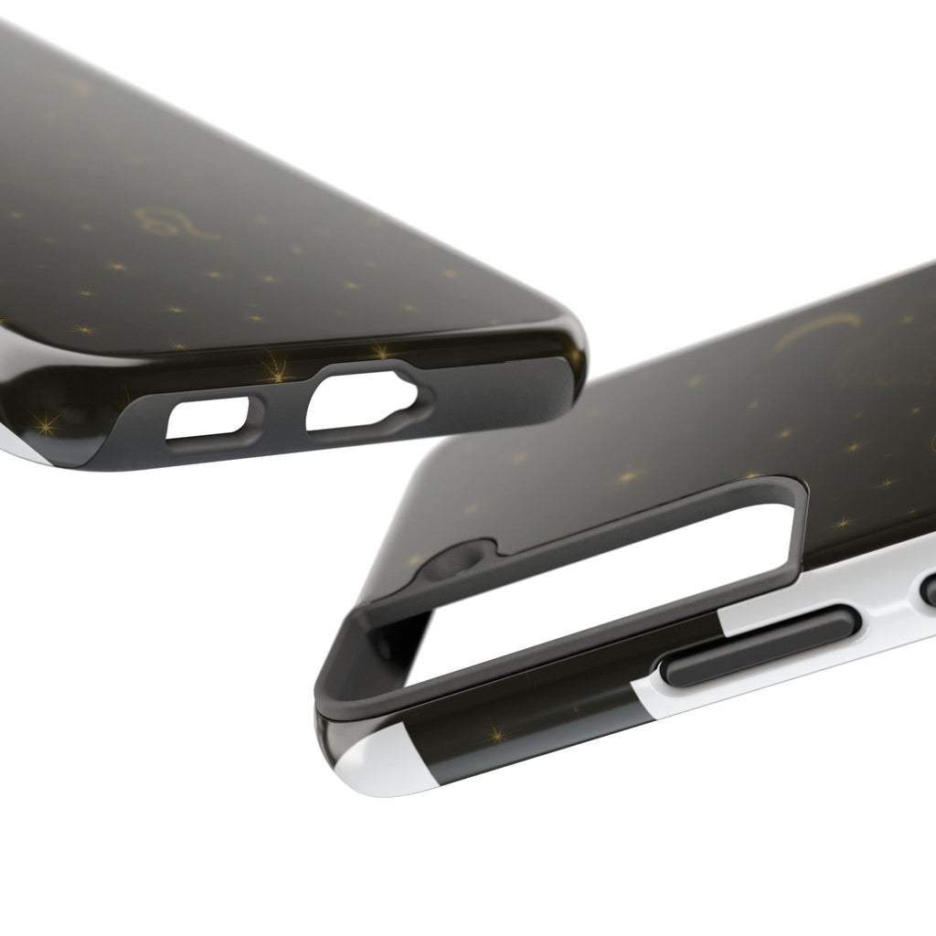 Leo Constellation Tough Phone Case — Zodiac Lion Design with Moon & Stars
