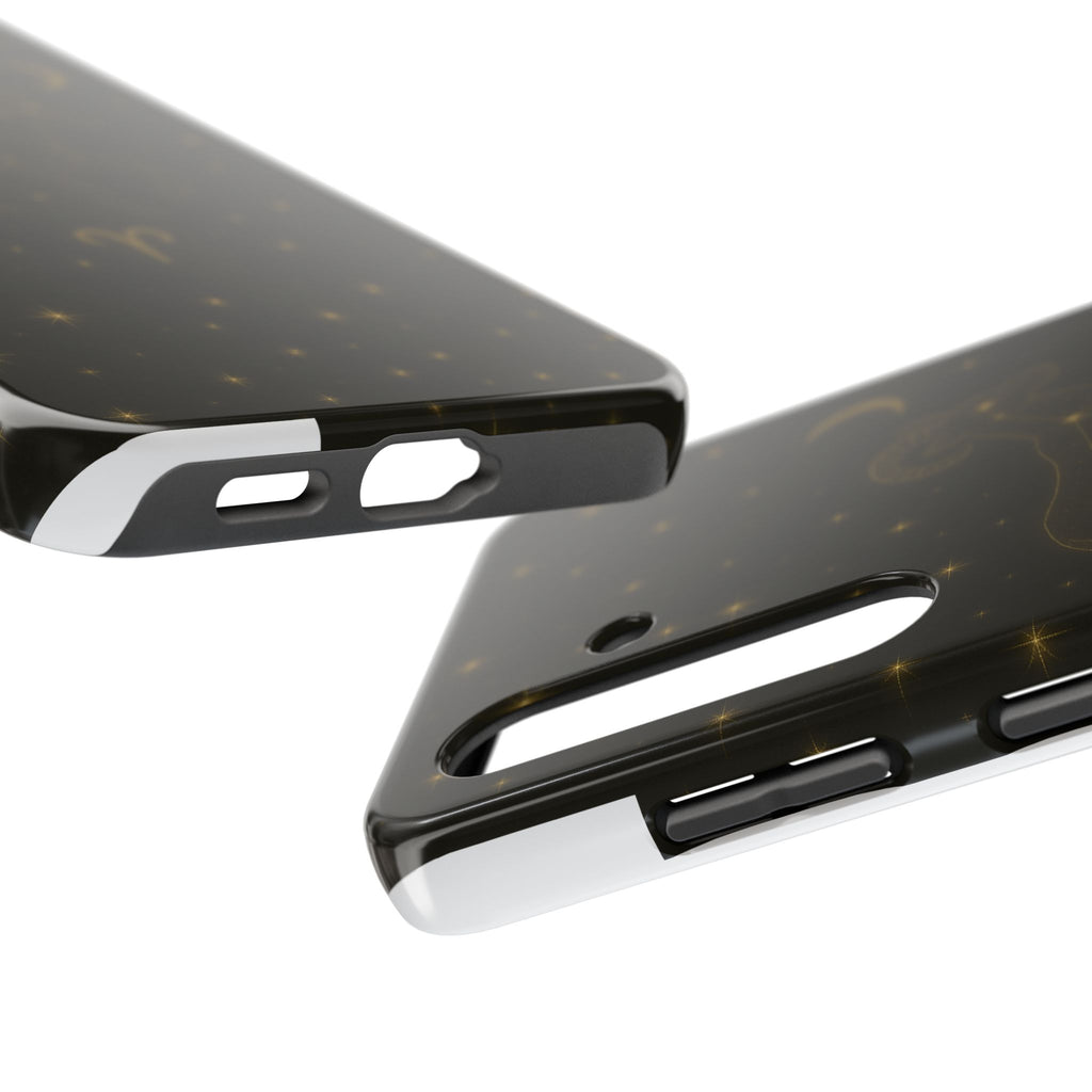 Aries Constellation Tough Phone Case — Zodiac Ram Star Map Design