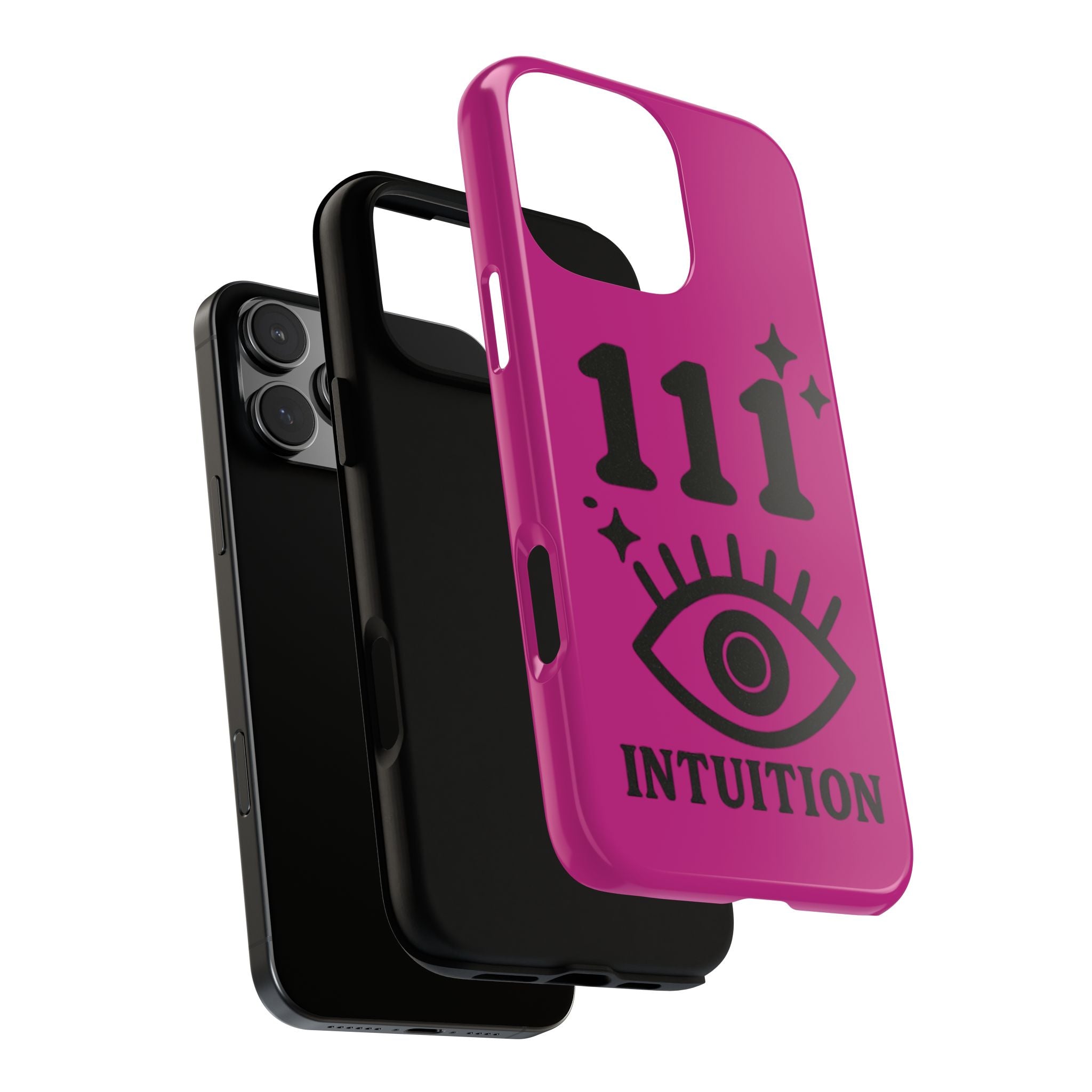 Black & Pink 111 Intuition Phone Case