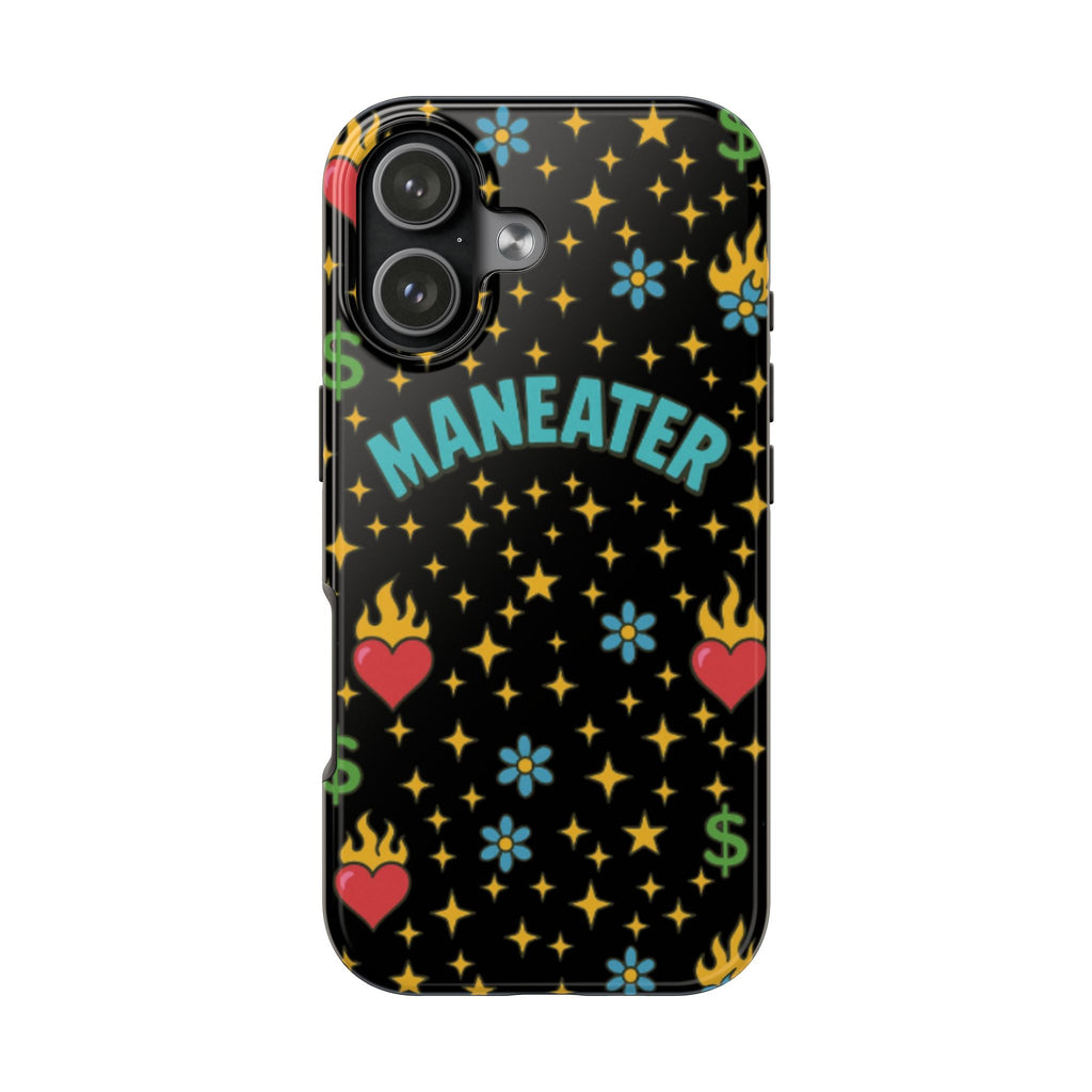 Maneater Flaming Heart Phone Case