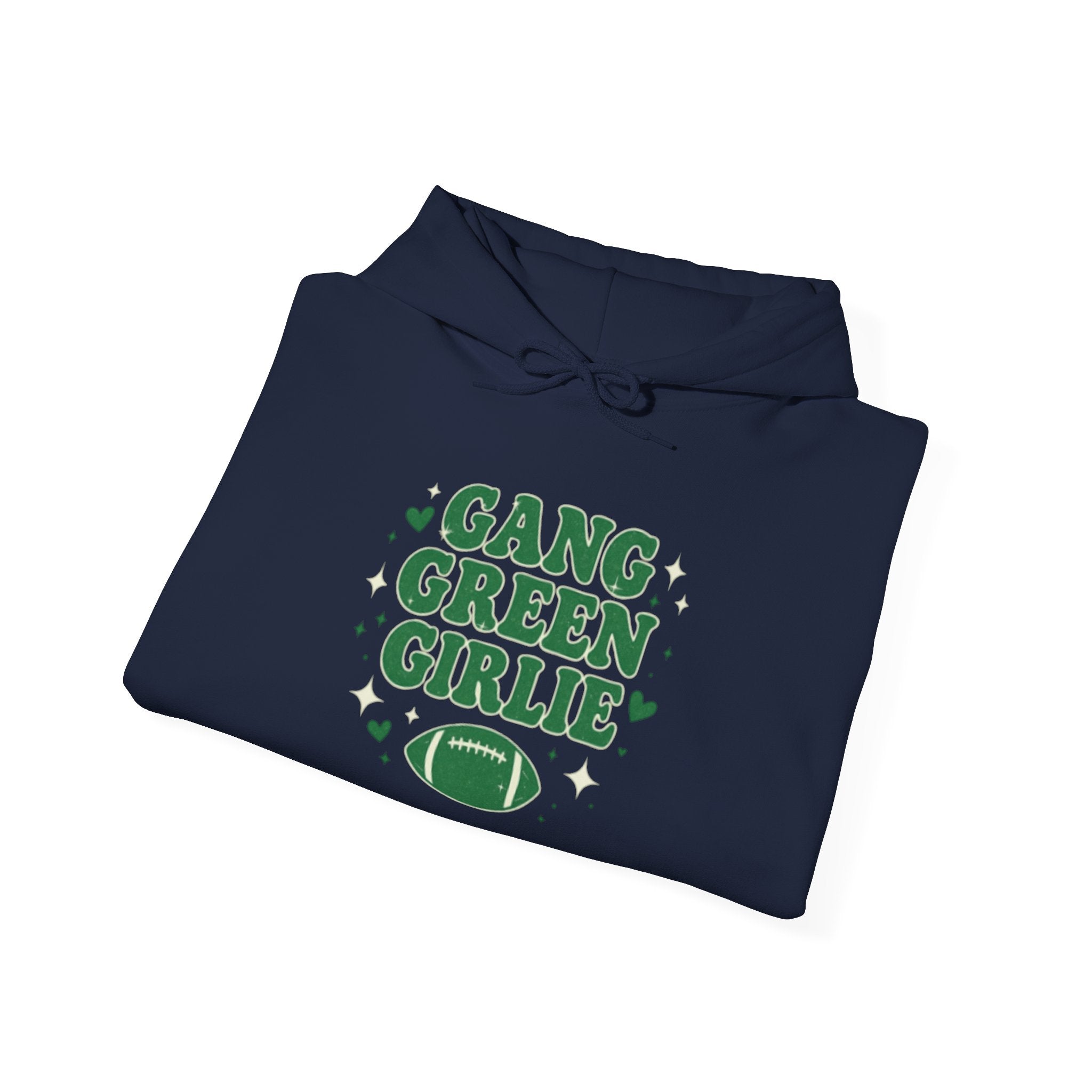 Gang Green Girlie Football Hoodie — Women's Football Fan Pullover