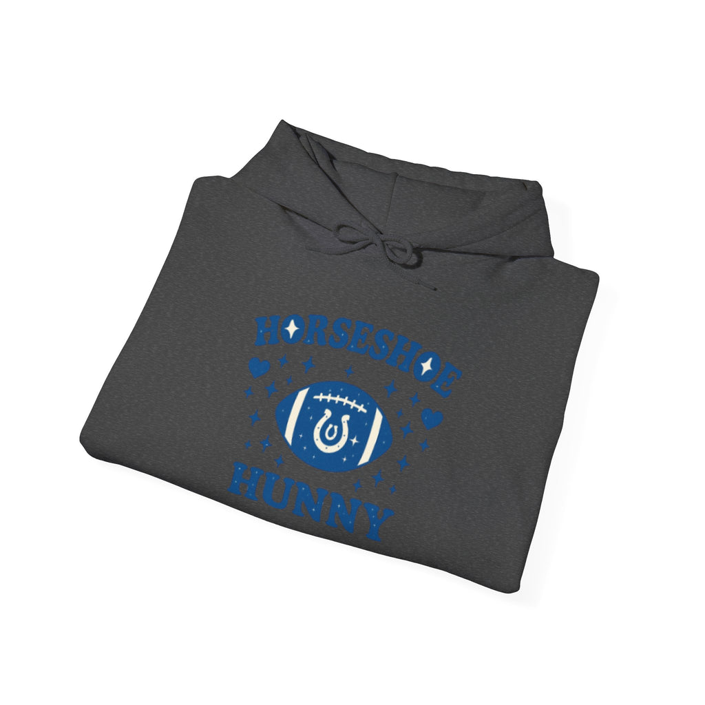 Horseshoe Hunny Hoodie — Lucky Eye Graphic Hooded Sweatshirt Football