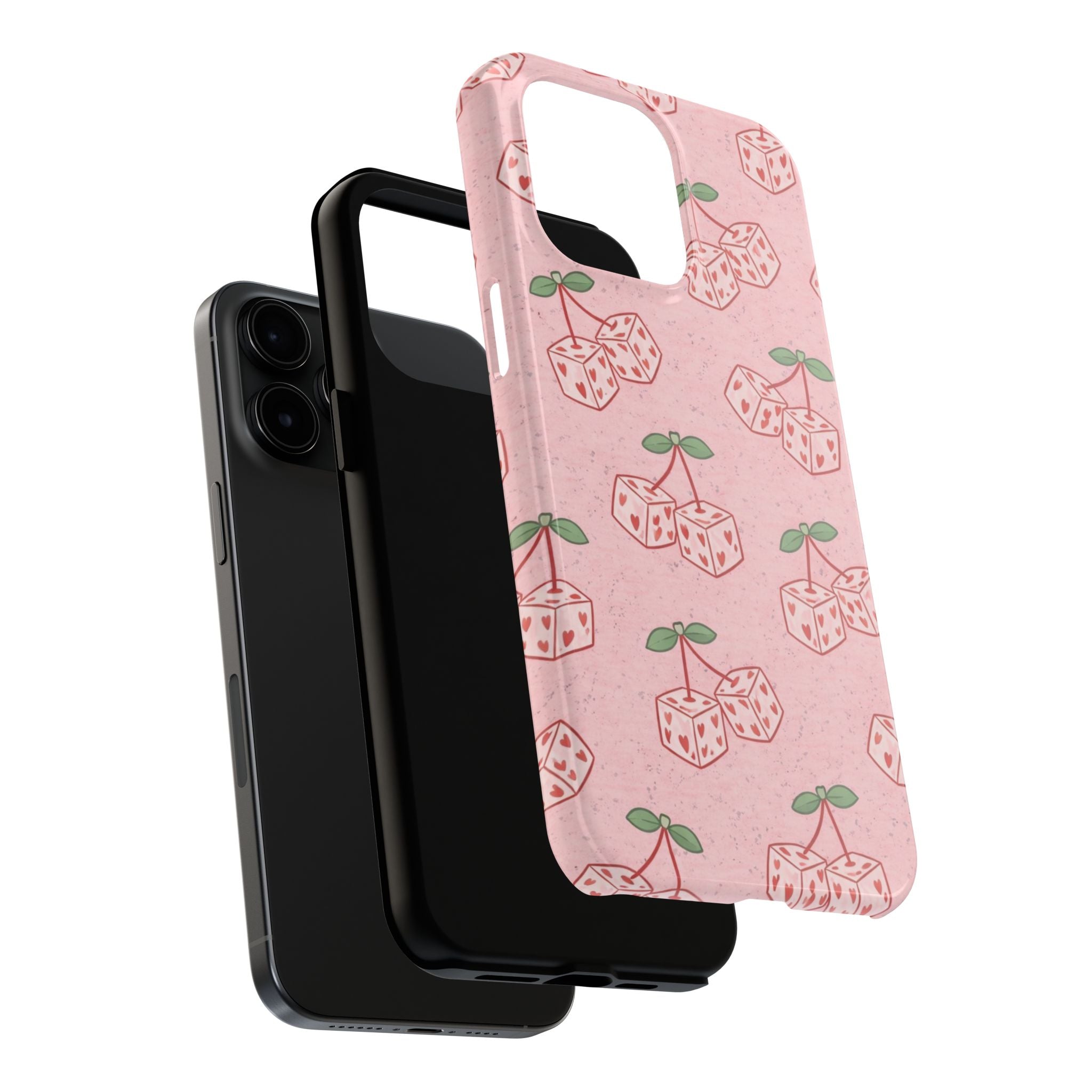 Cherry Di Hearts Phone Case