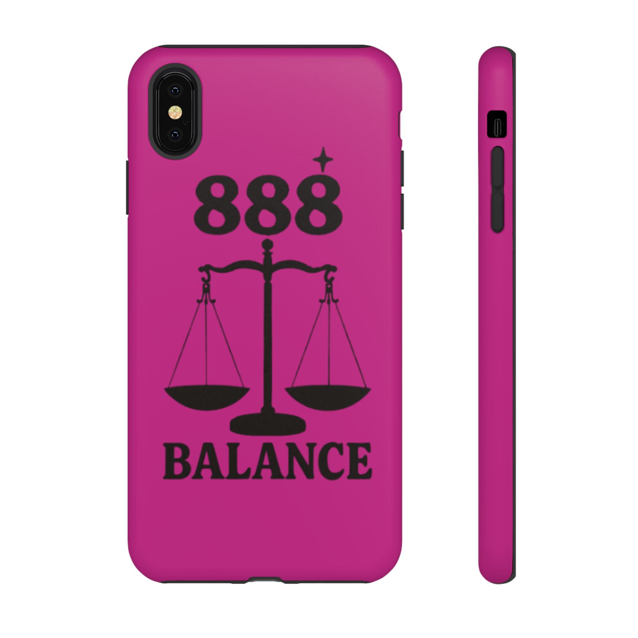 Black & Pink 888 Balance Phone Case