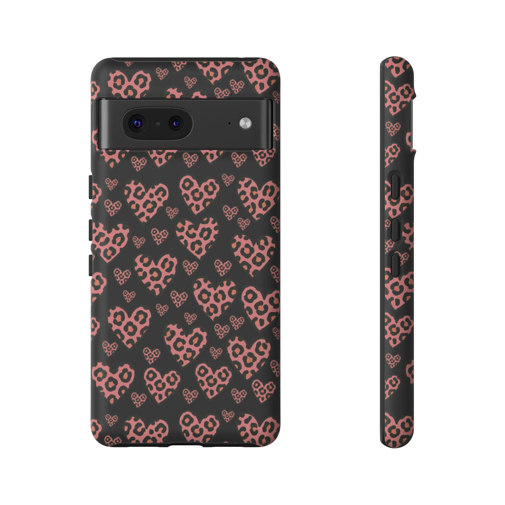 Leopard Heart Phone Case