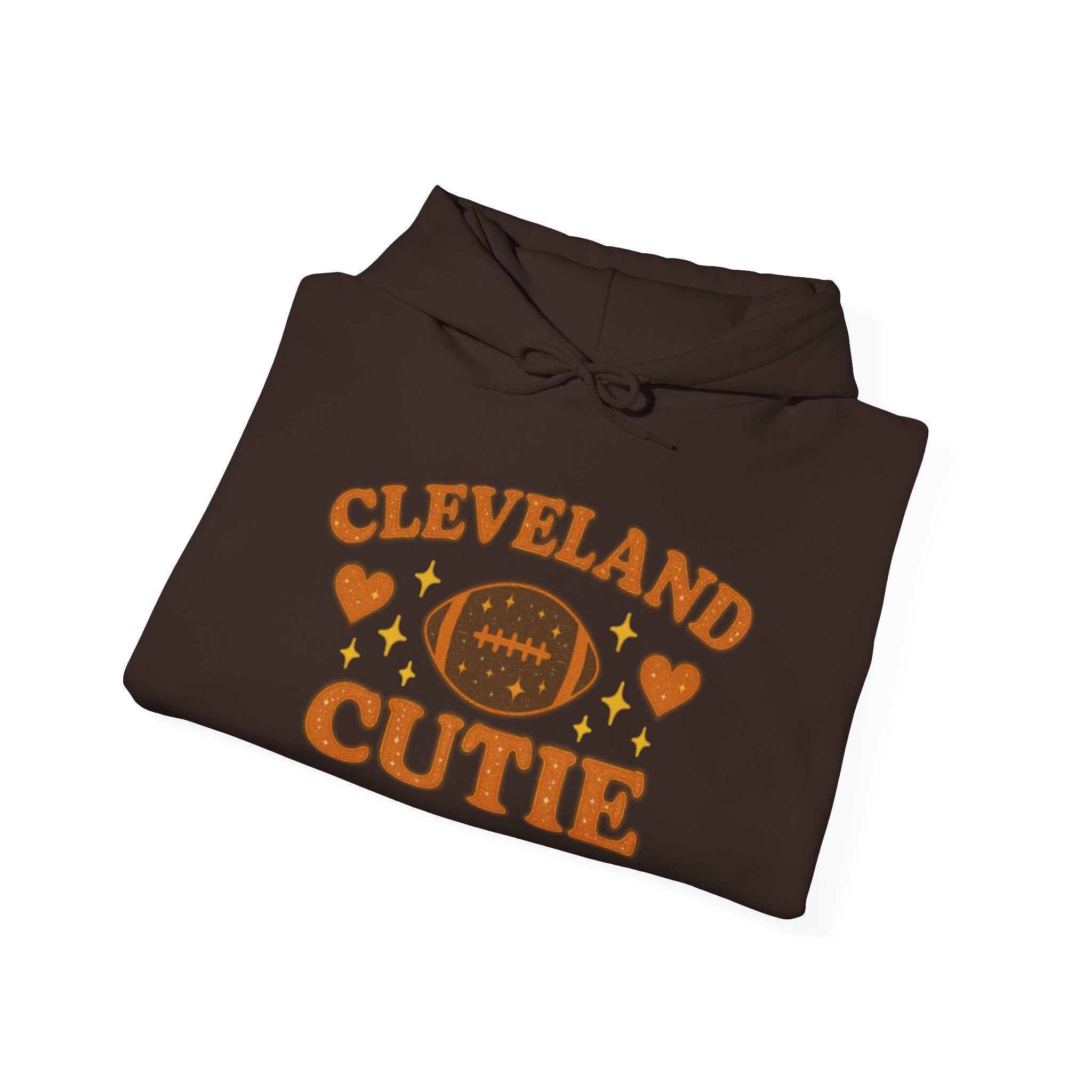 Cleveland Cutie Football Hoodie — Cute Retro Fan Pullover