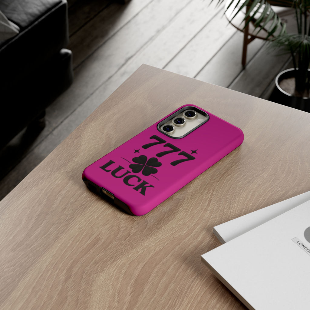 Black & Pink 777 Luck Phone Case