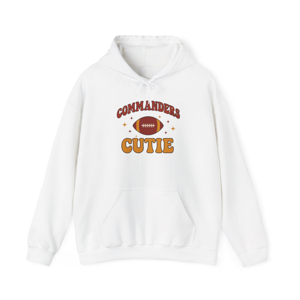 Hoodie — "Commanders Cutie" Football Graphic Pullover