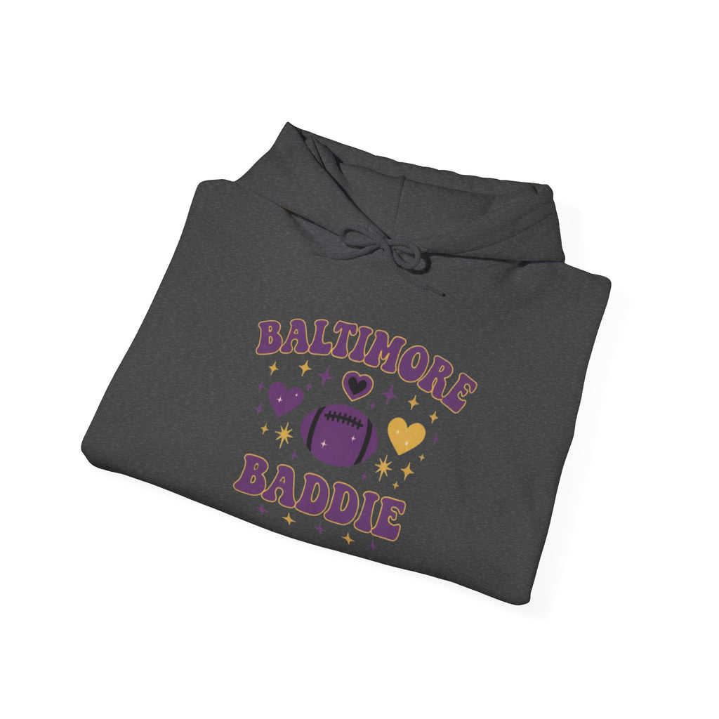 Baltimore Baddie Hoodie — Cute Charm City Graphic Pullover
