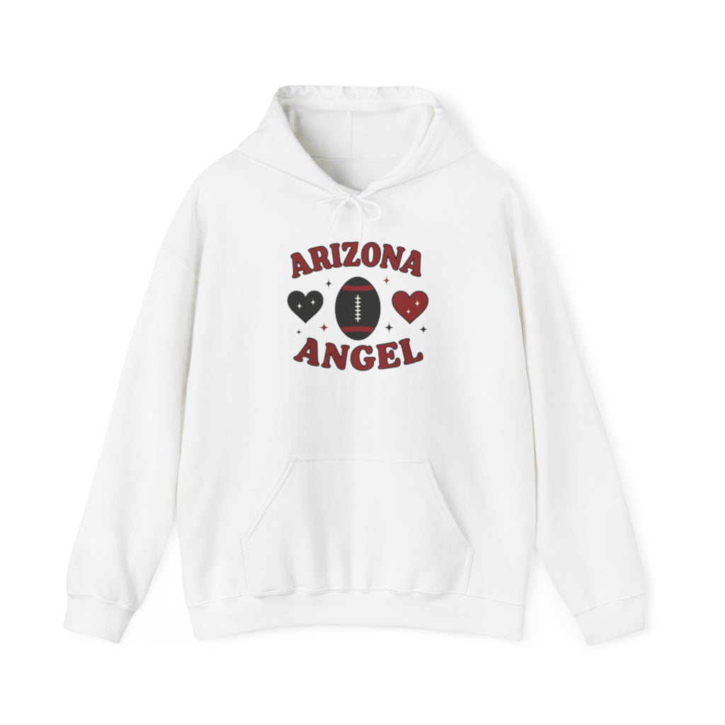 Arizona Angel Hoodie – Football Heart Graphic Pullover