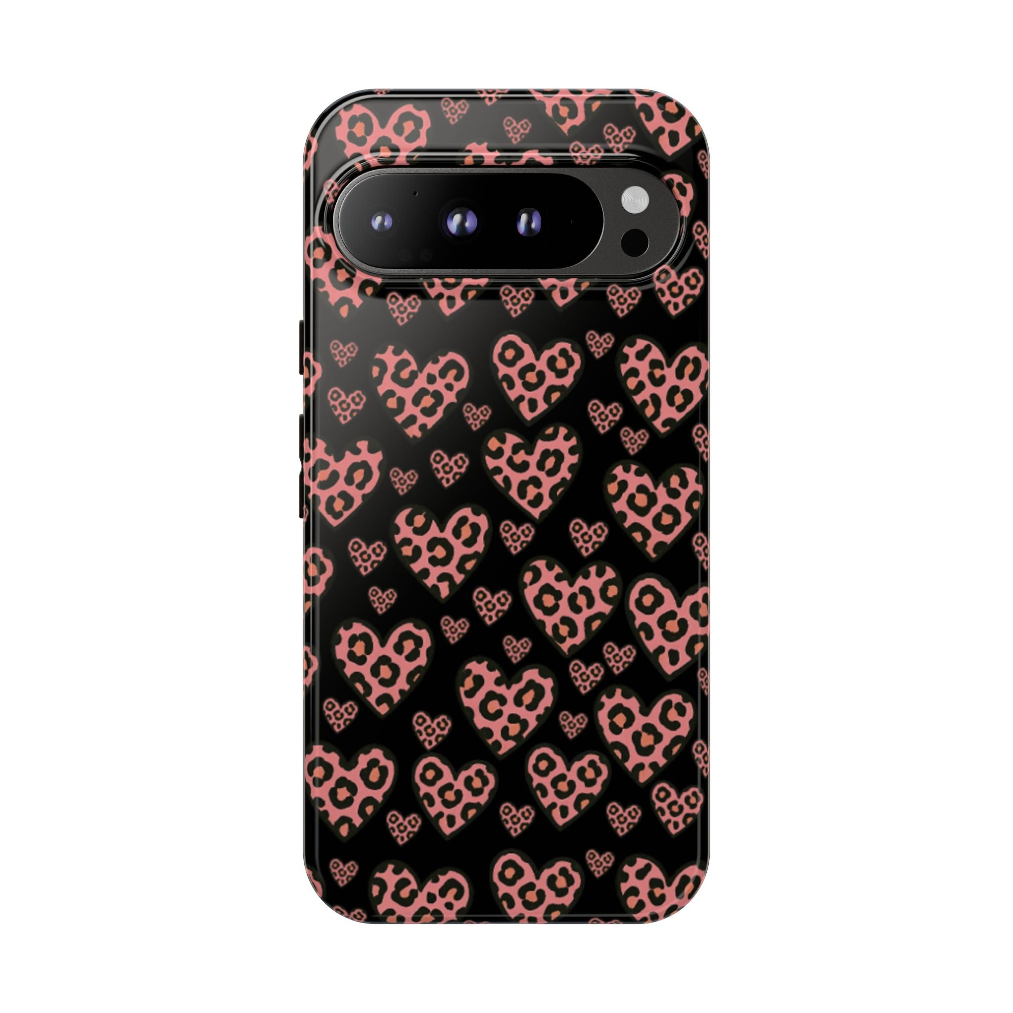 Leopard Heart Phone Case
