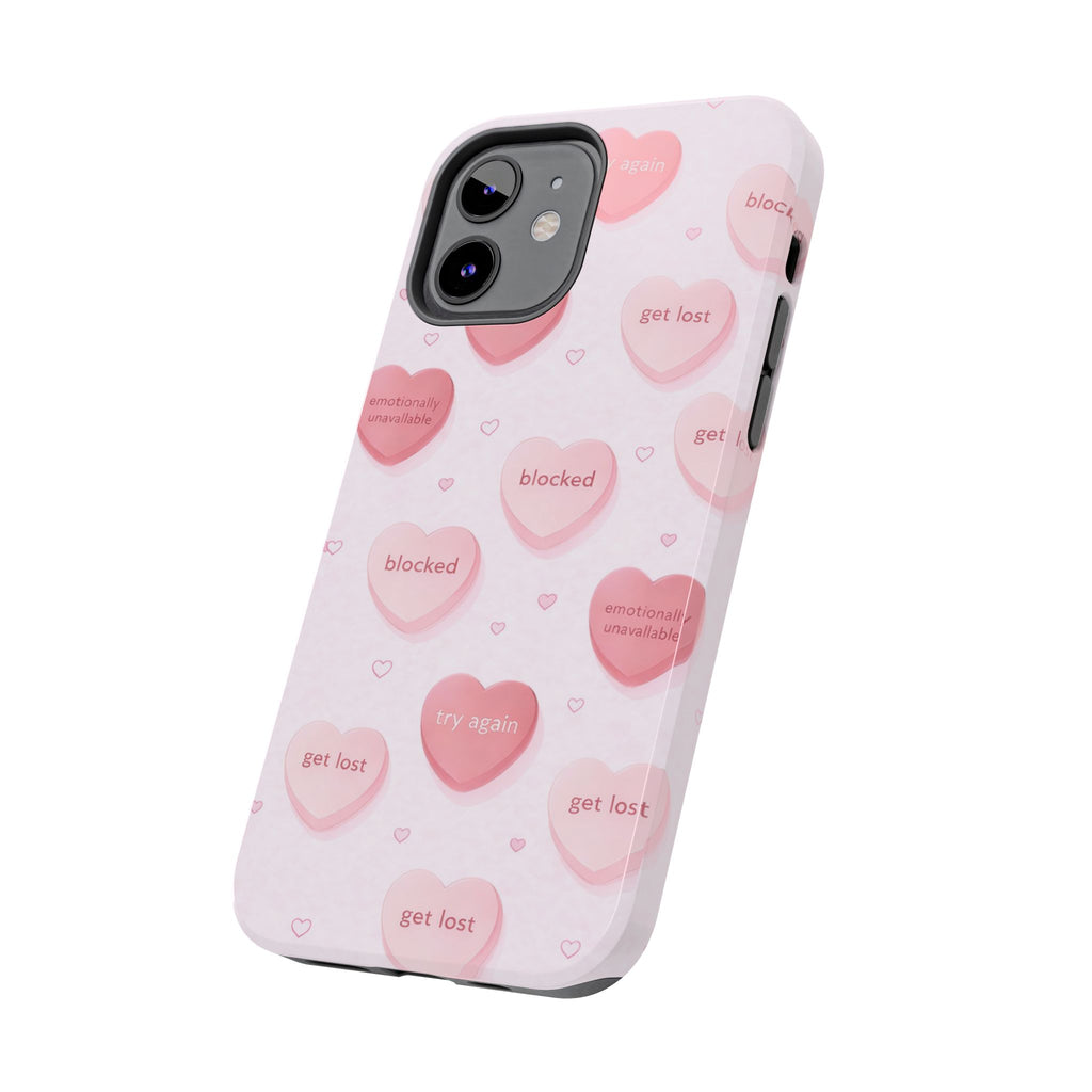 Non-Conversation Hearts Phone Case