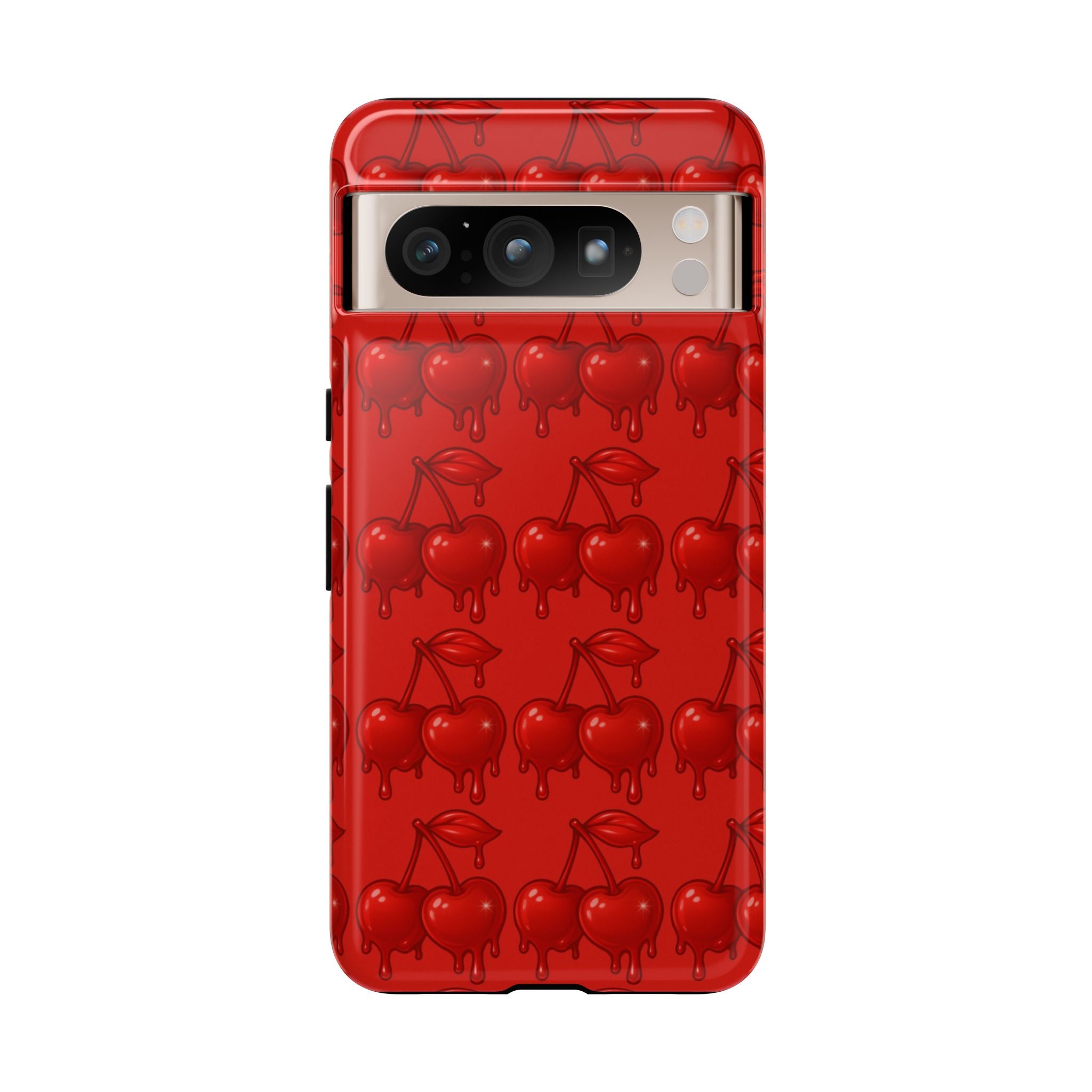 Red Dripping Cherry Phone Case