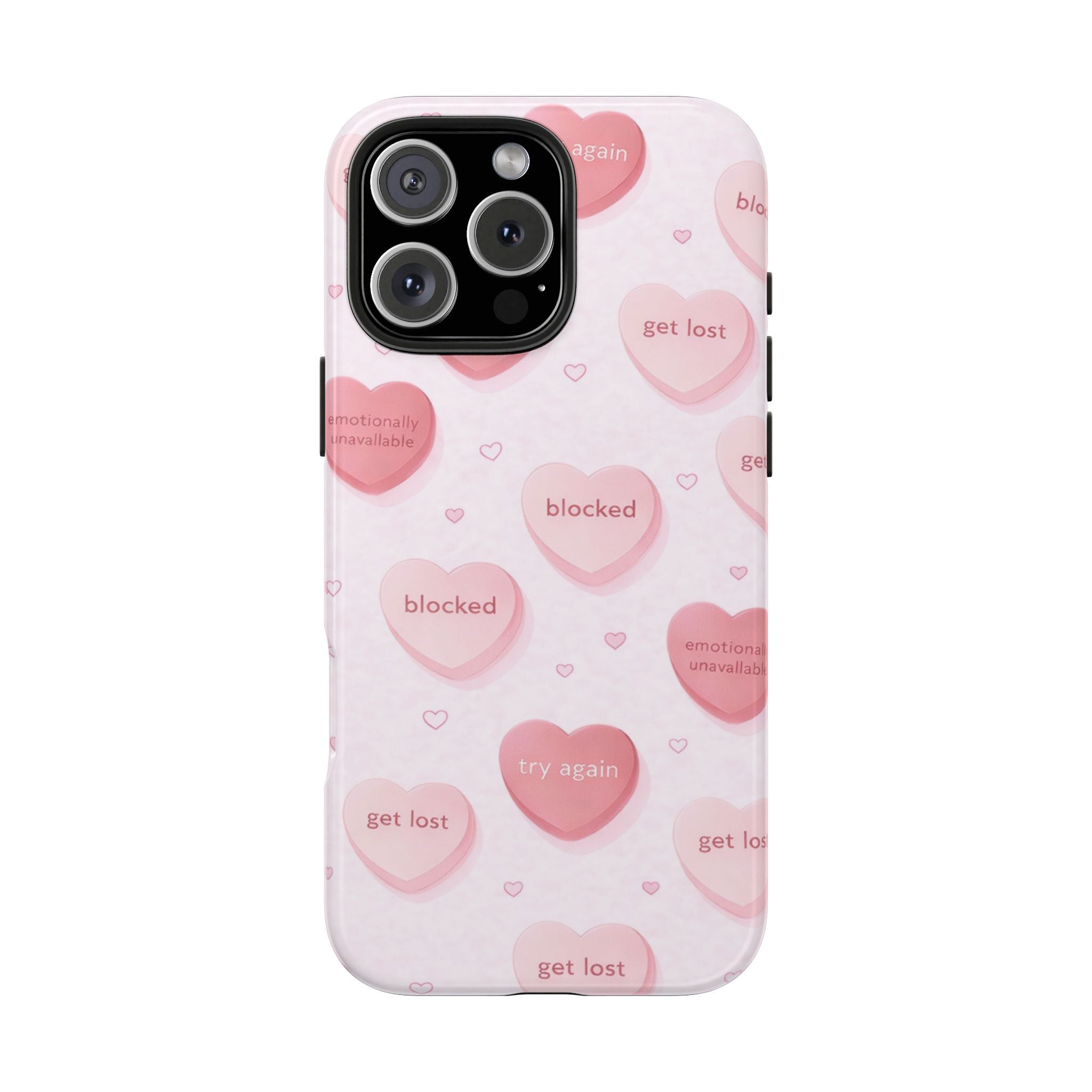 Non-Conversation Hearts Phone Case