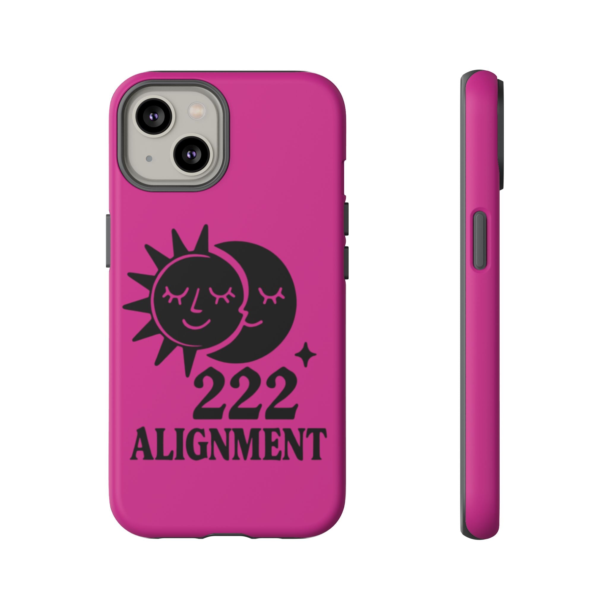Black & Pink 222 Alignment Phone Case