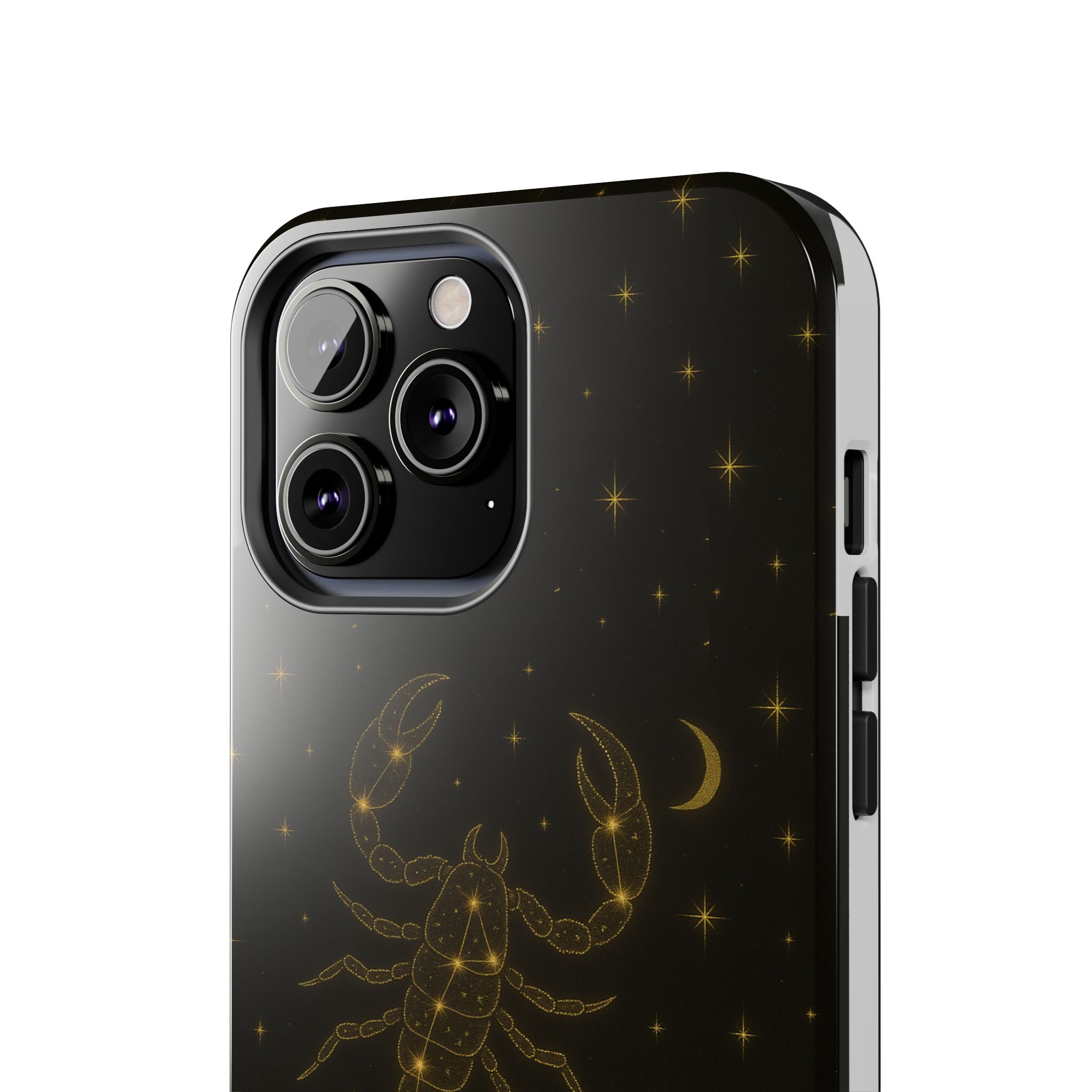 Scorpio Constellation Tough Phone Case — Black & Gold Zodiac Protection
