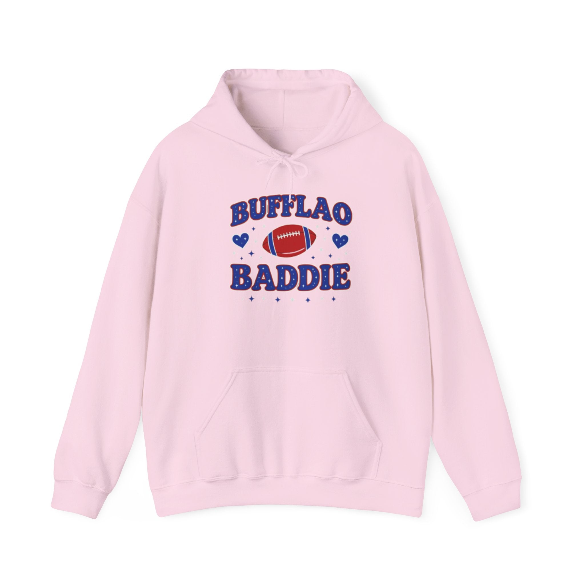 Bufflao Baddie Football Hoodie — Funny Buffalo Football Fan Pullover