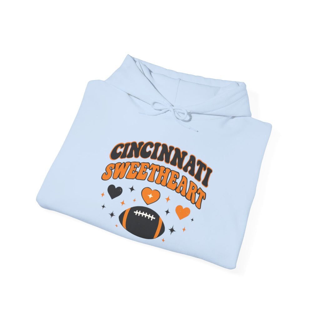 Cincinnati Sweetheart Football Graphic Hooded Sweatshirt