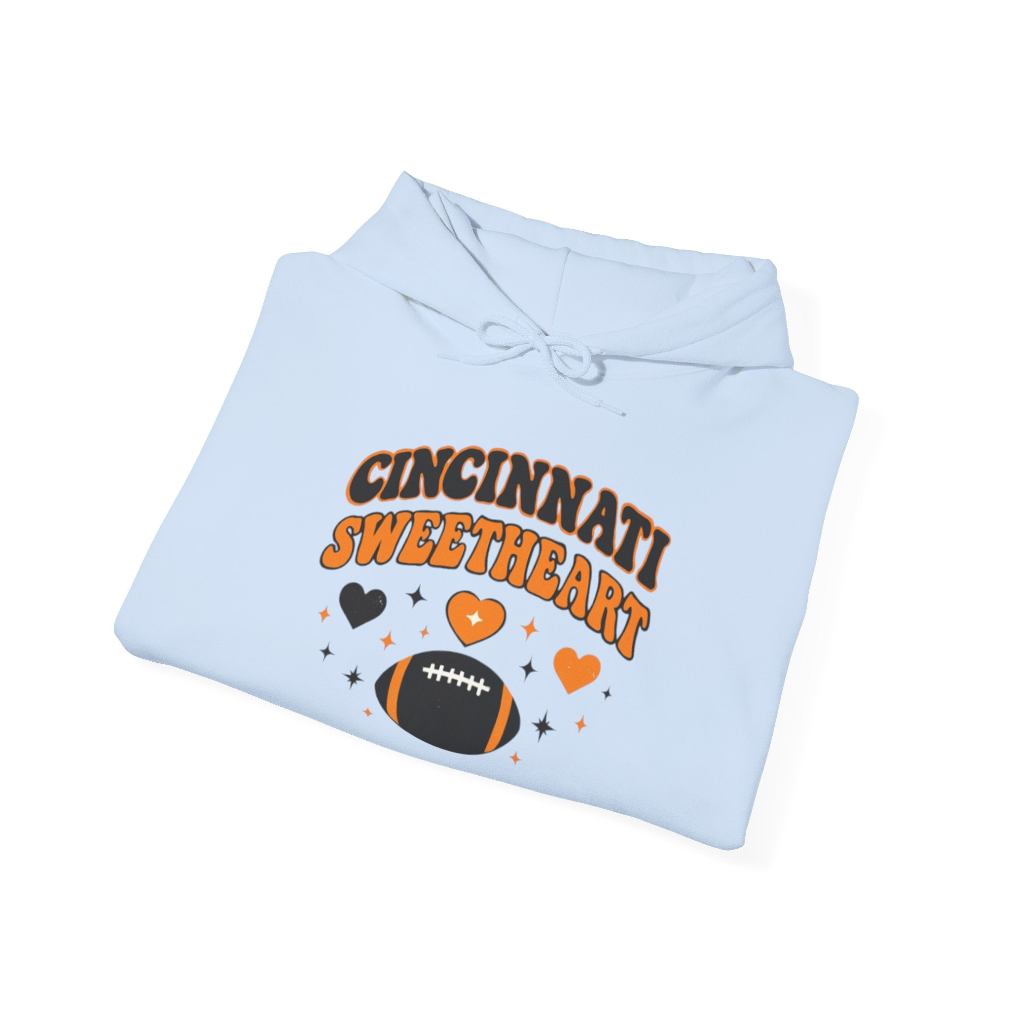 Cincinnati Sweetheart Football Graphic Hooded Sweatshirt