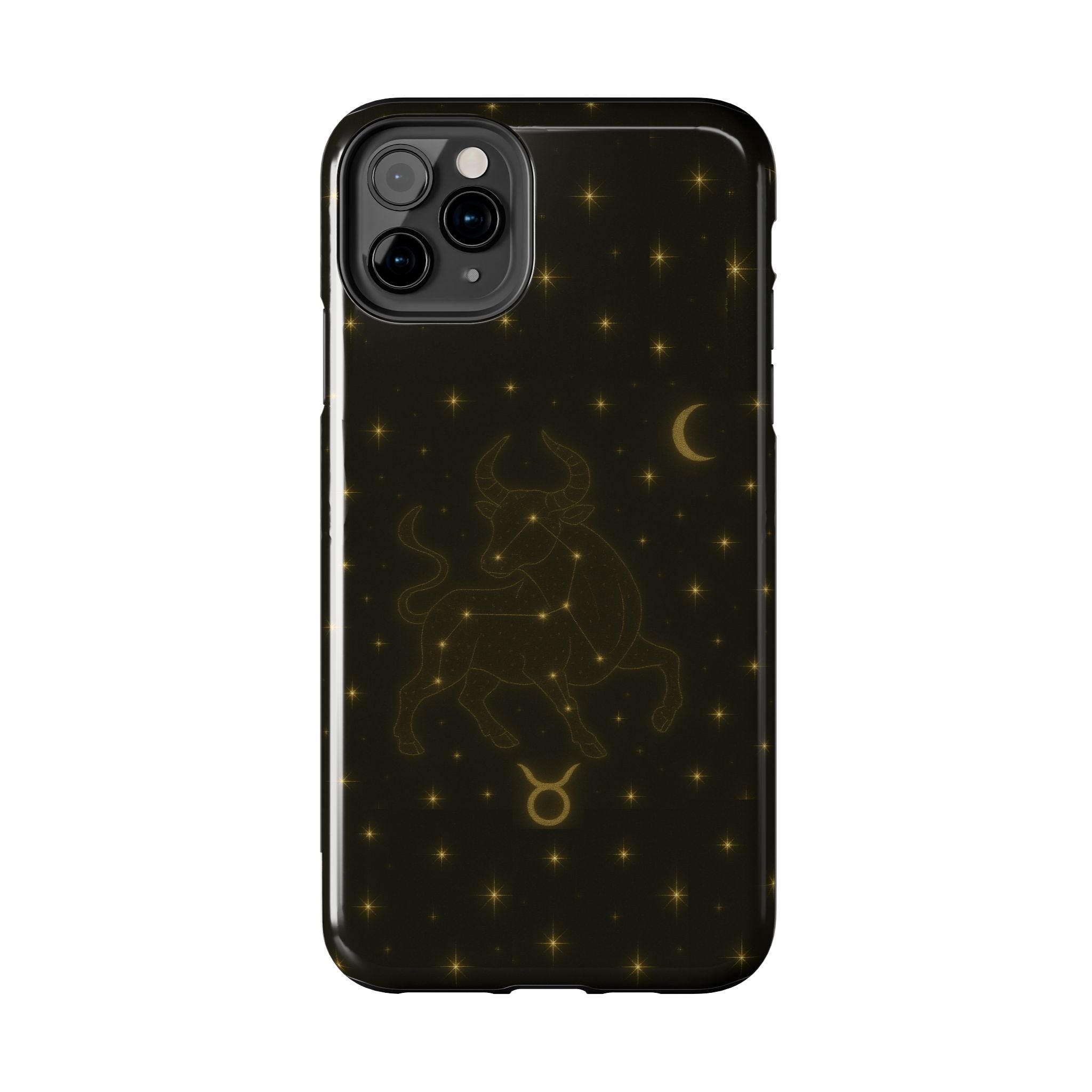 Taurus Constellation Tough Phone Case — Gold Zodiac Bull Phone Case