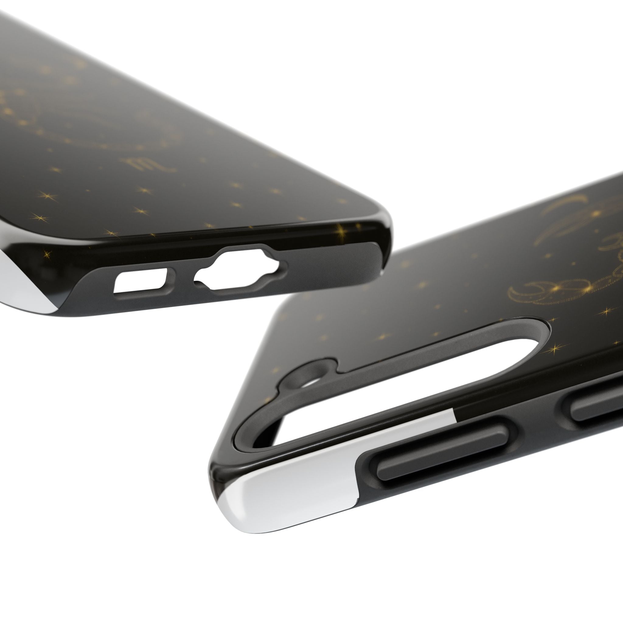 Scorpio Constellation Tough Phone Case — Black & Gold Zodiac Protection