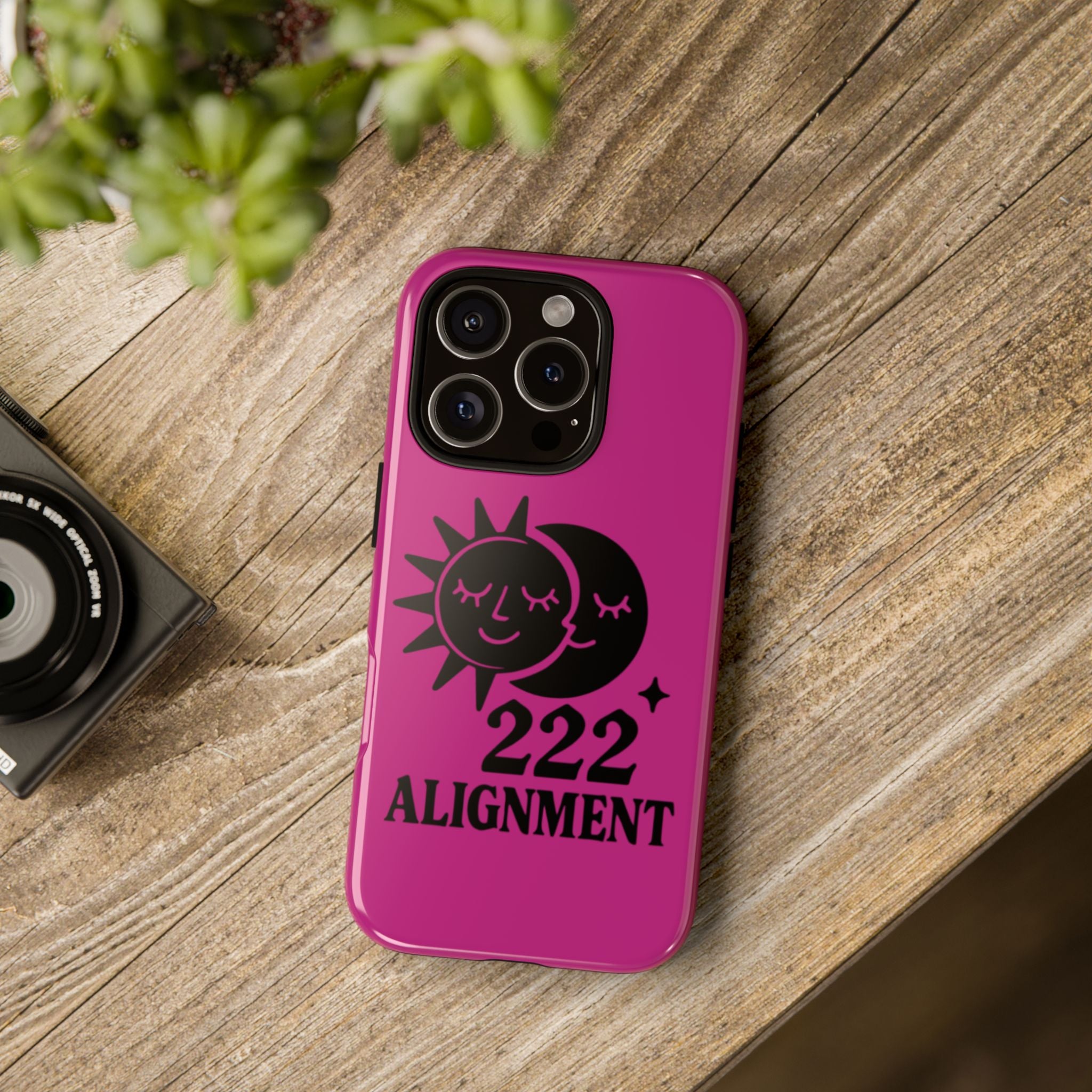 Black & Pink 222 Alignment Phone Case