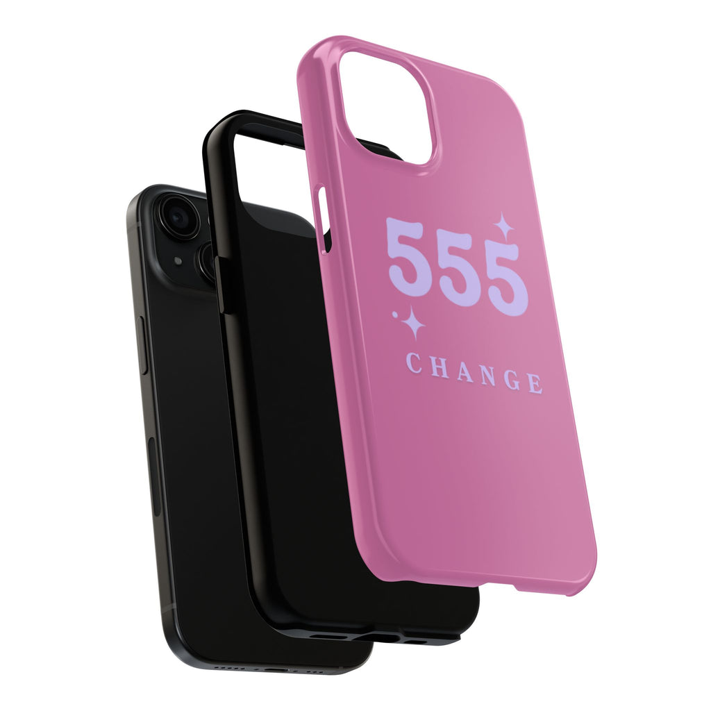 Pink & Purple 555 Change Phone Case