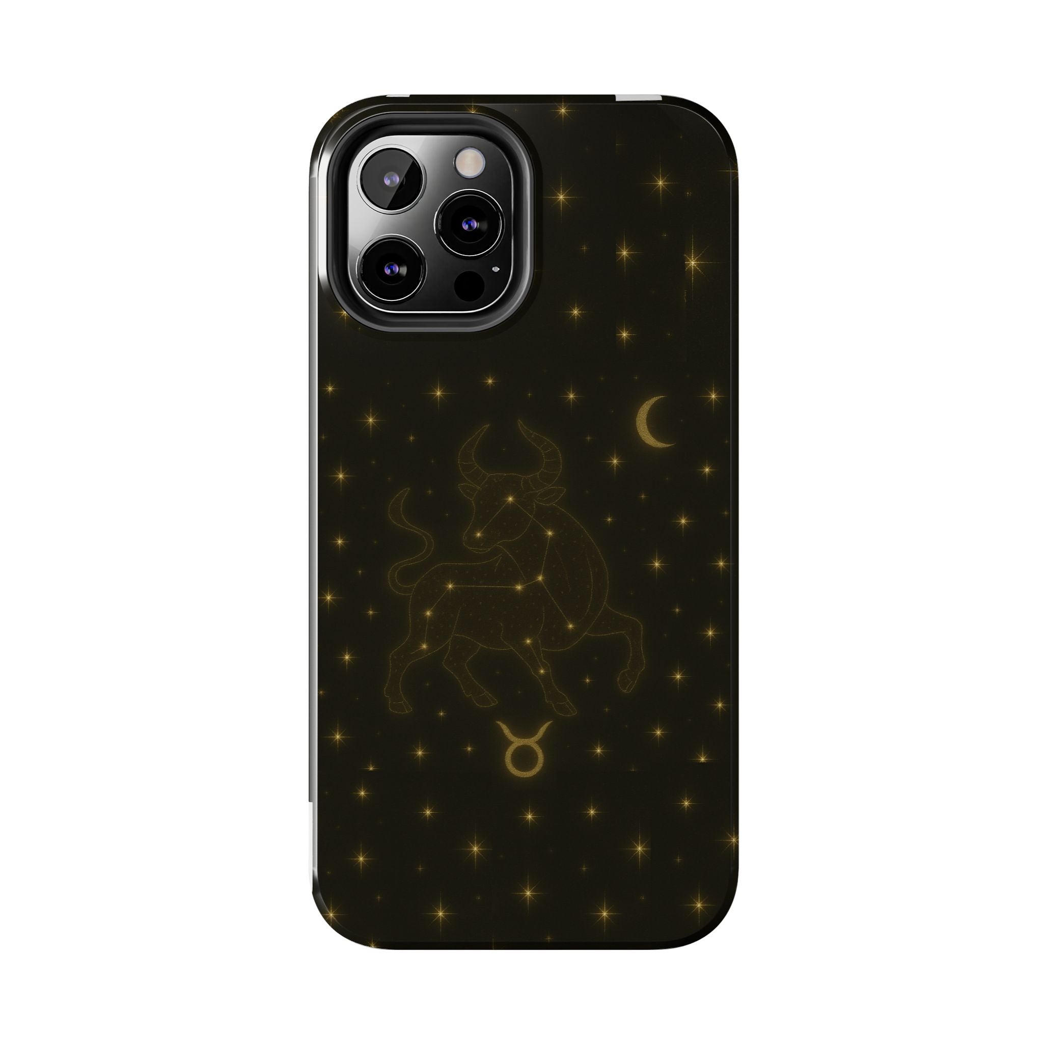 Taurus Constellation Tough Phone Case — Gold Zodiac Bull Phone Case