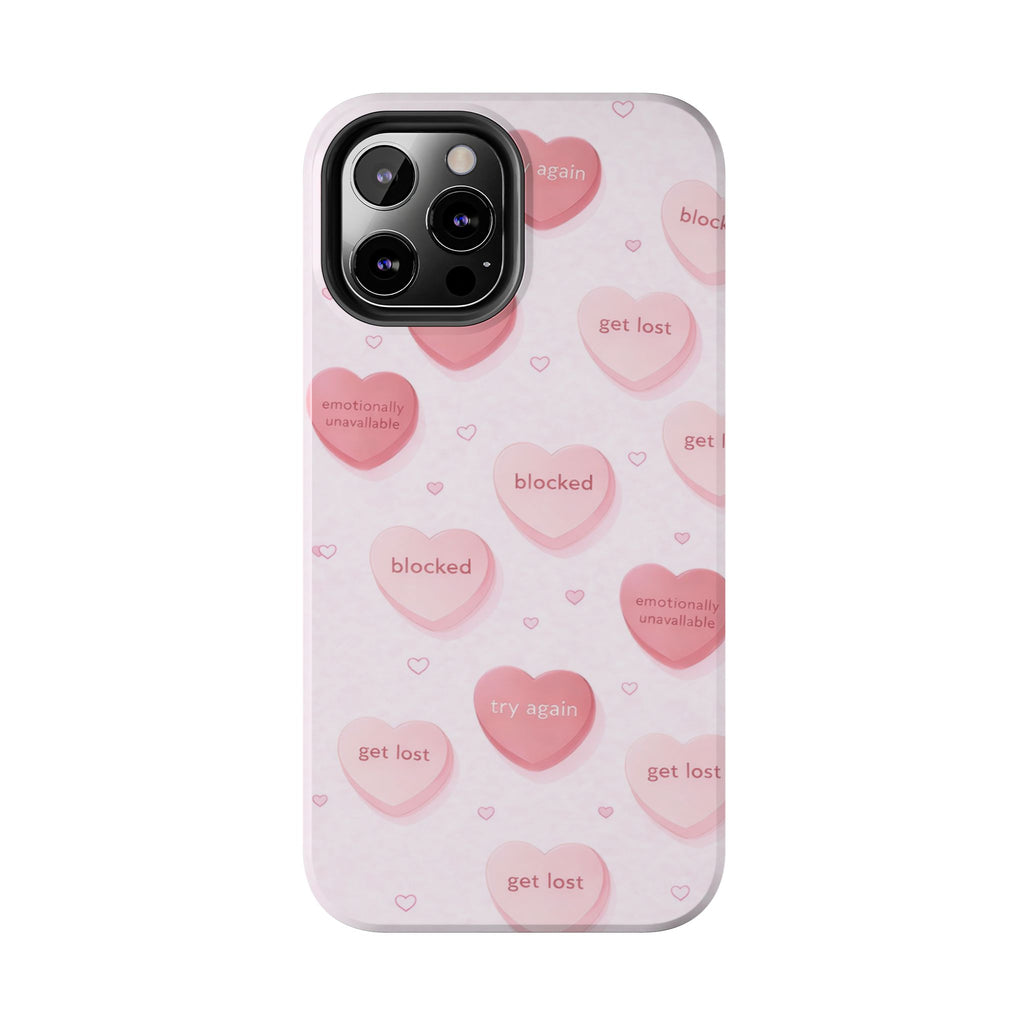Non-Conversation Hearts Phone Case