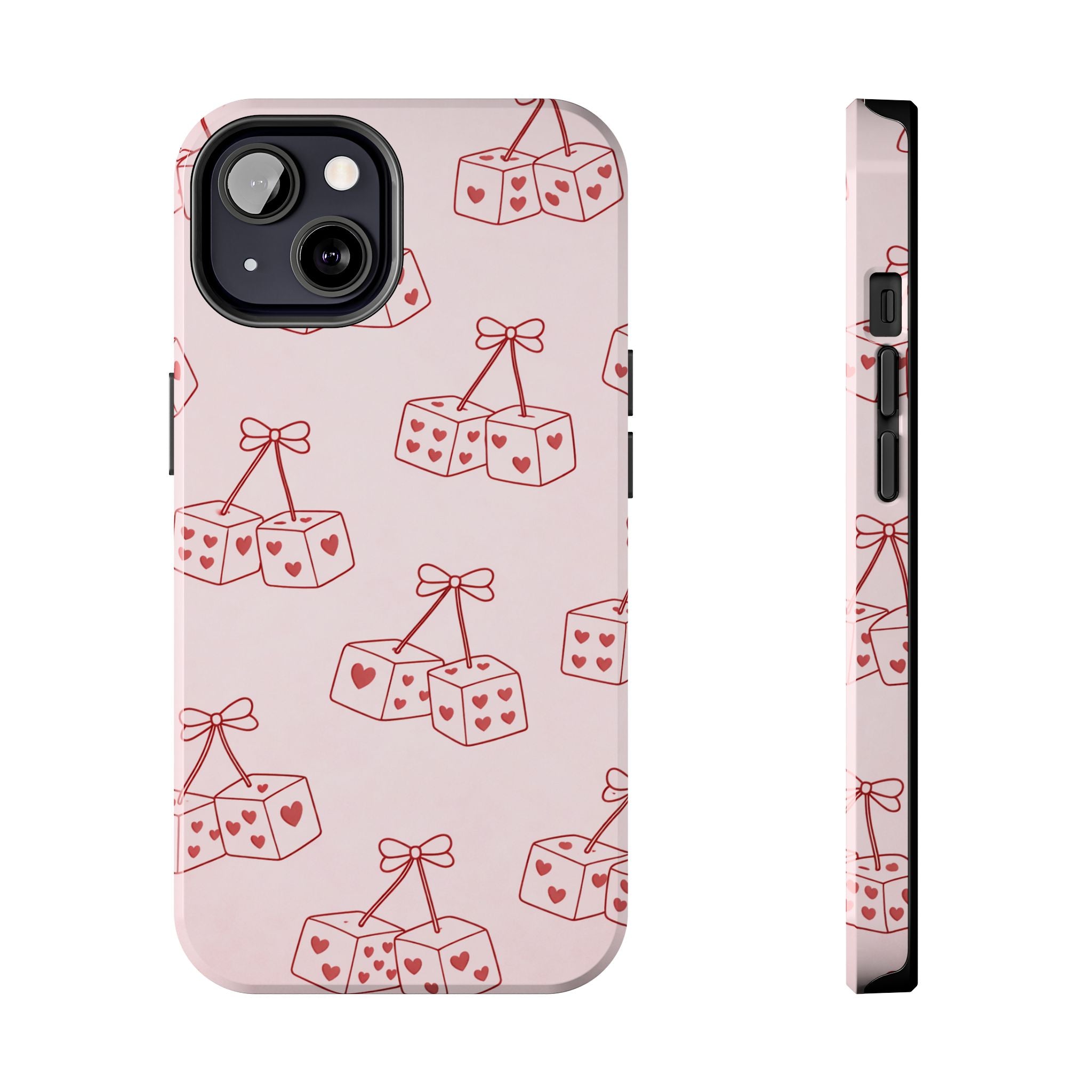 Red & Pink Heart Di Phone Case