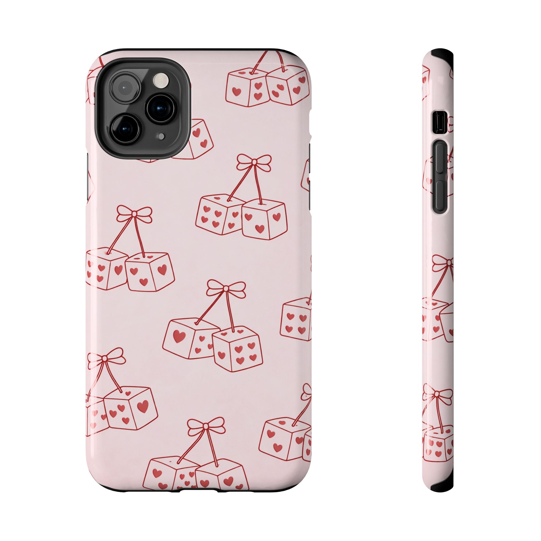 Red & Pink Heart Di Phone Case